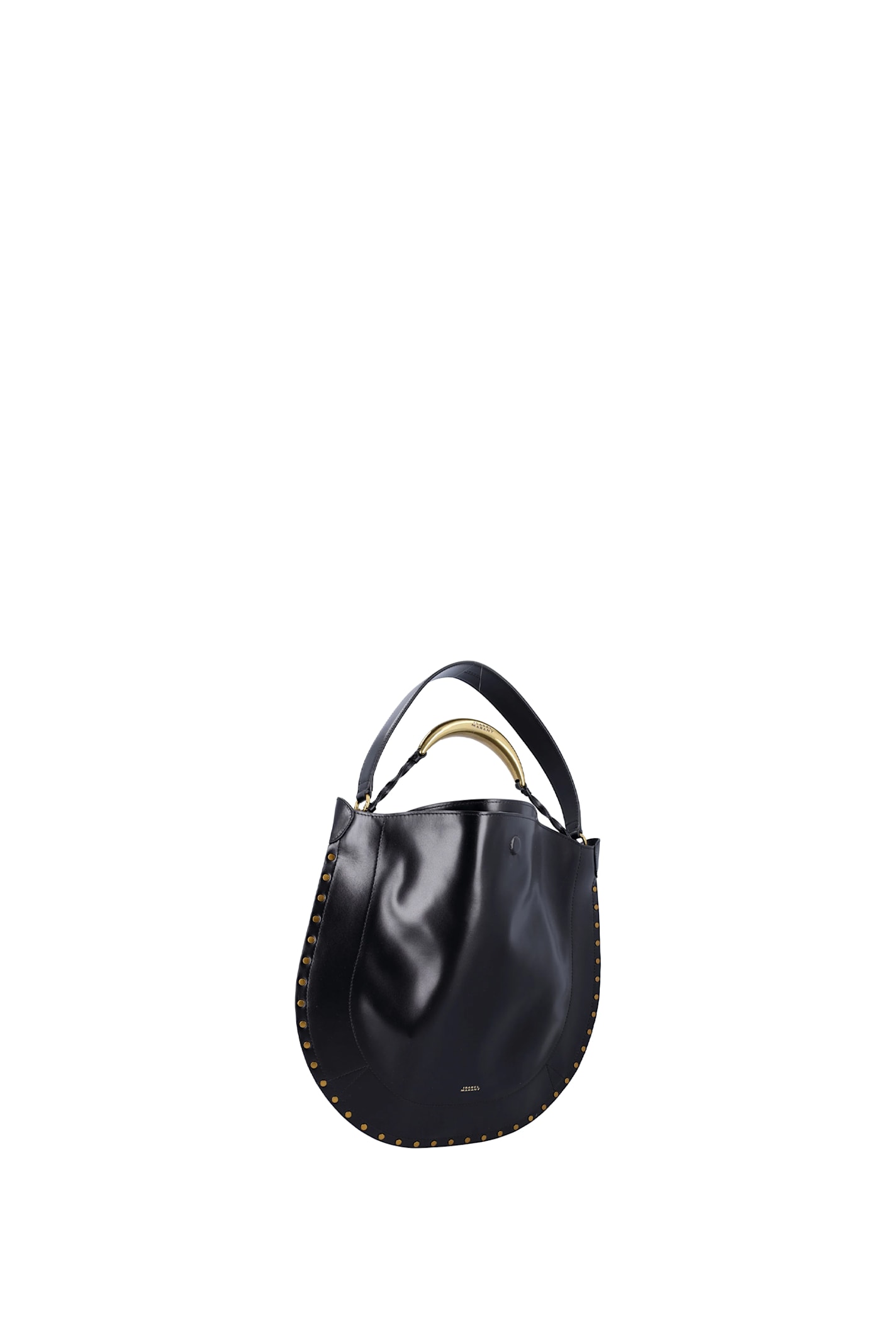 Shop Isabel Marant Oskan Shoulder Bag In Black