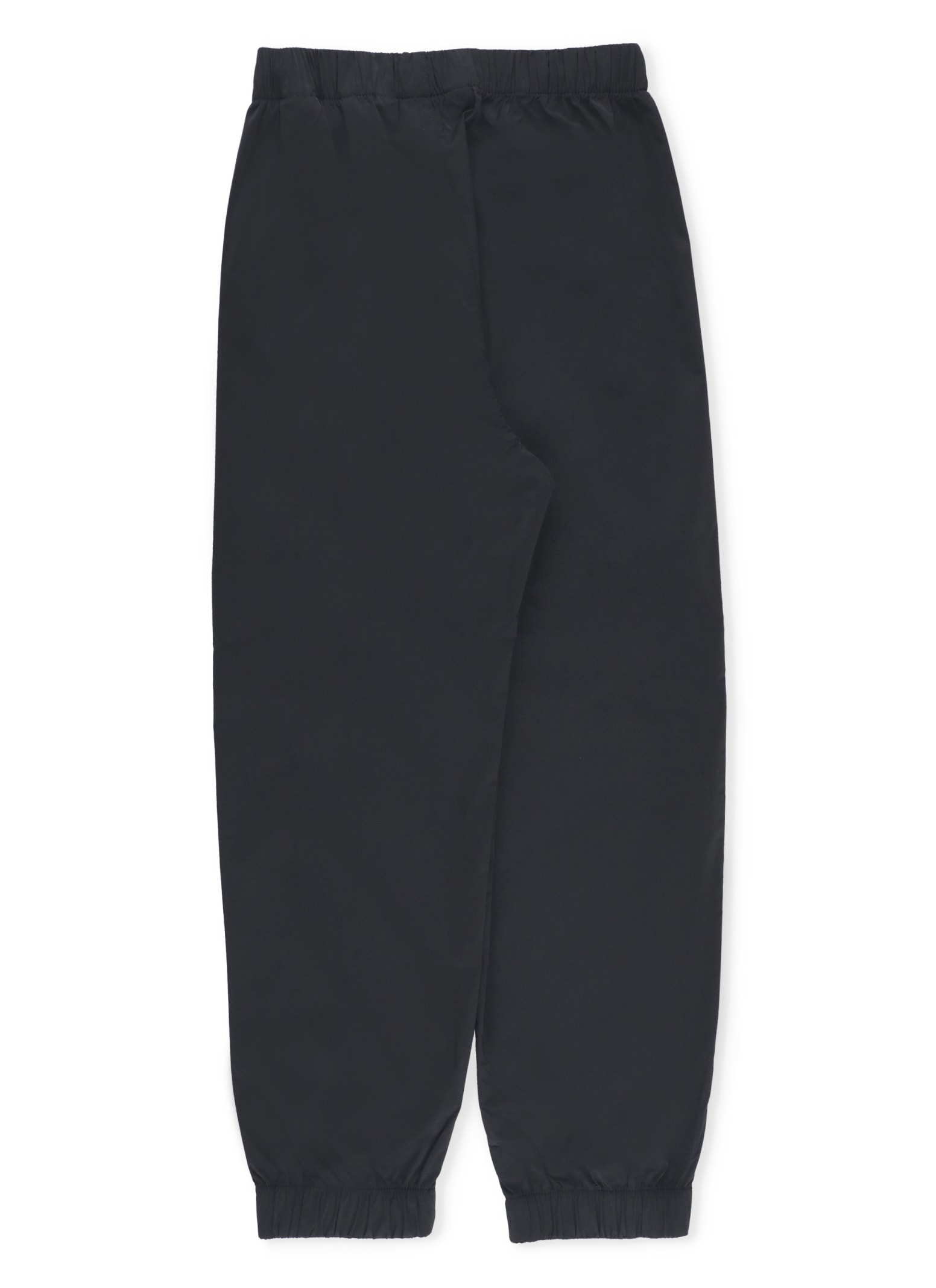 Shop Palm Angels Pants With Logo In Black
