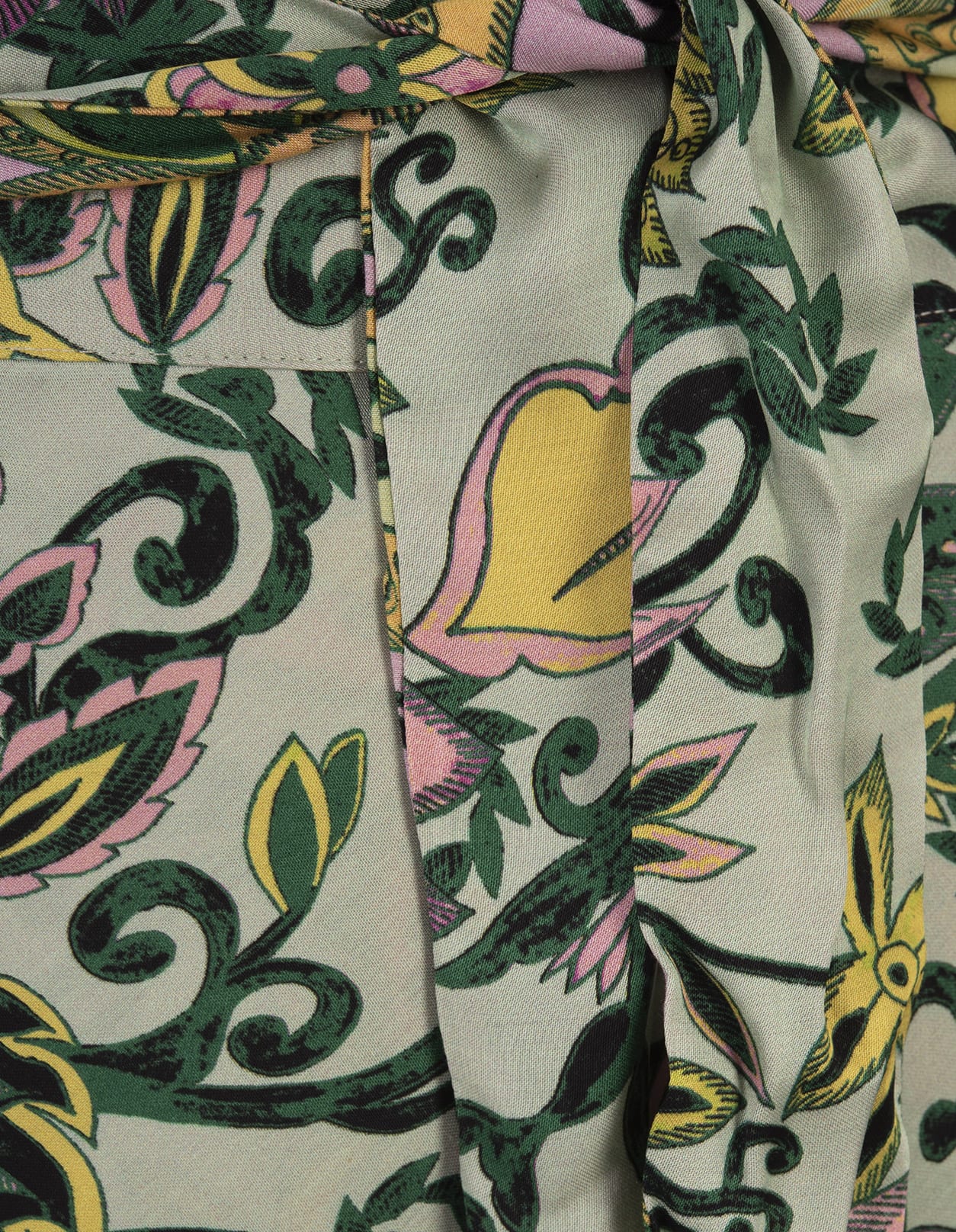 Shop Diane Von Furstenberg Krisa Reversible Skirt In Garden Paisley Mint Green And Pink In Multicolour
