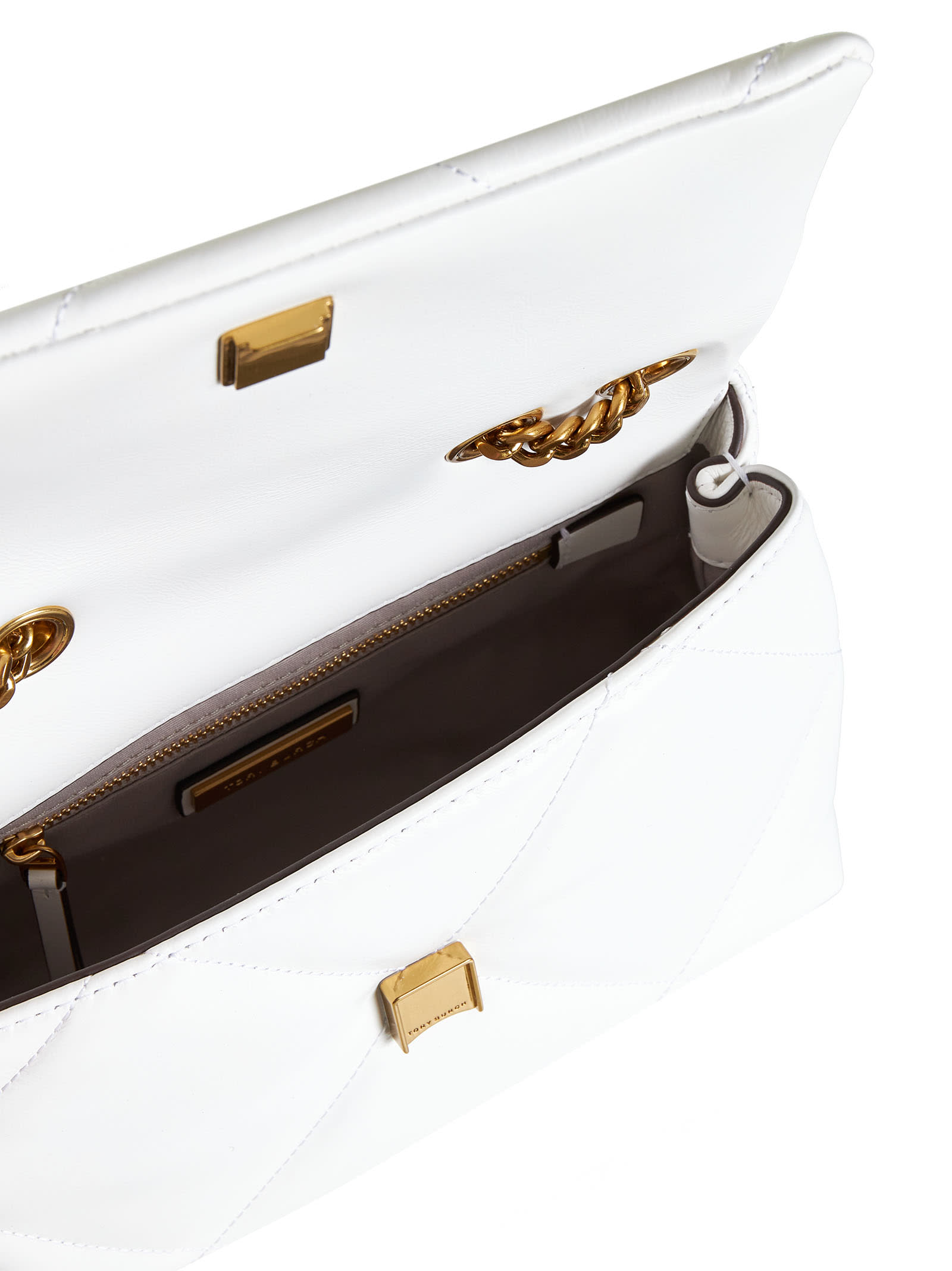 Tory Burch Kira Shoulder Bag In Blanc