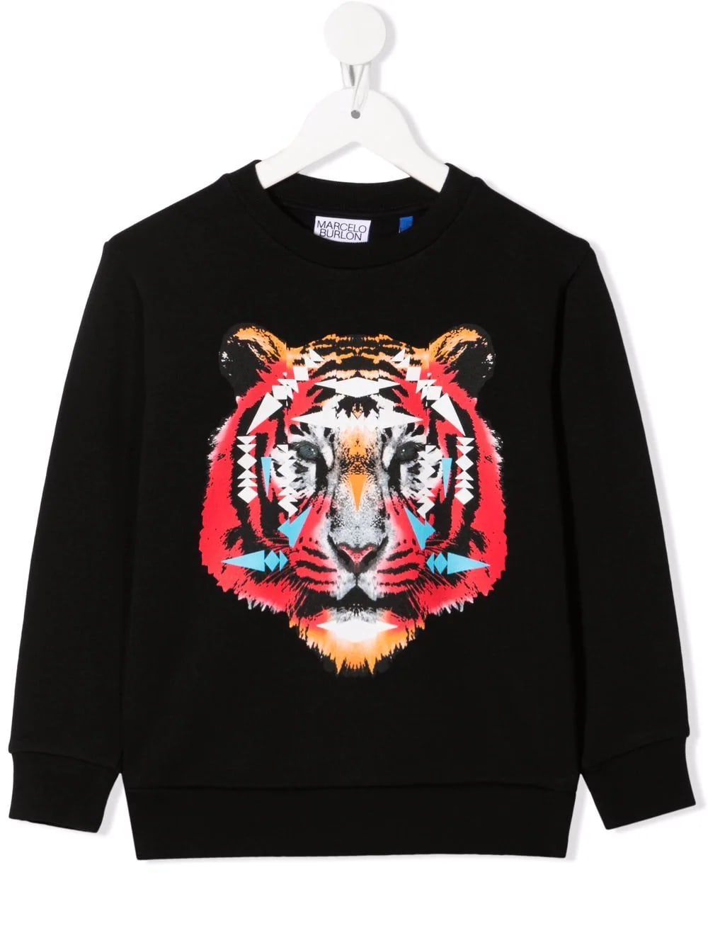 Marcelo Burlon Kids Black Tiger Sweatshirt
