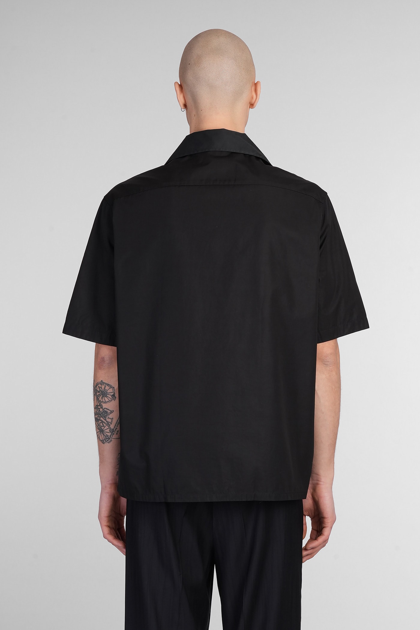 Our Legacy Black Boucle Box Shirt In Black