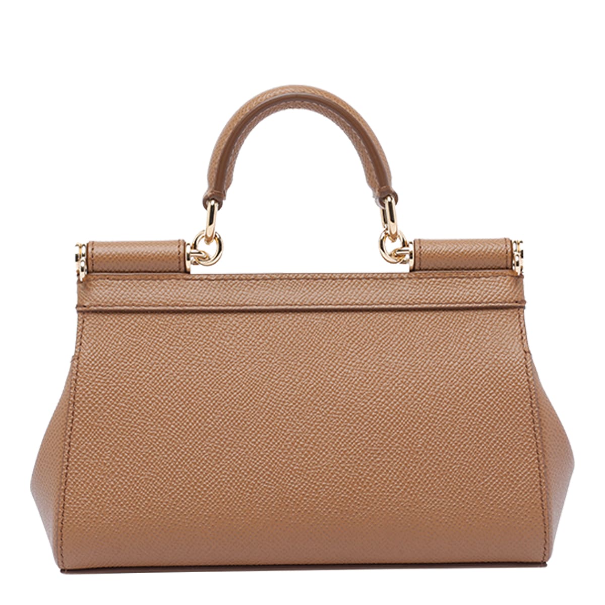 Dolce & Gabbana Small Sicily Handbag In Sand