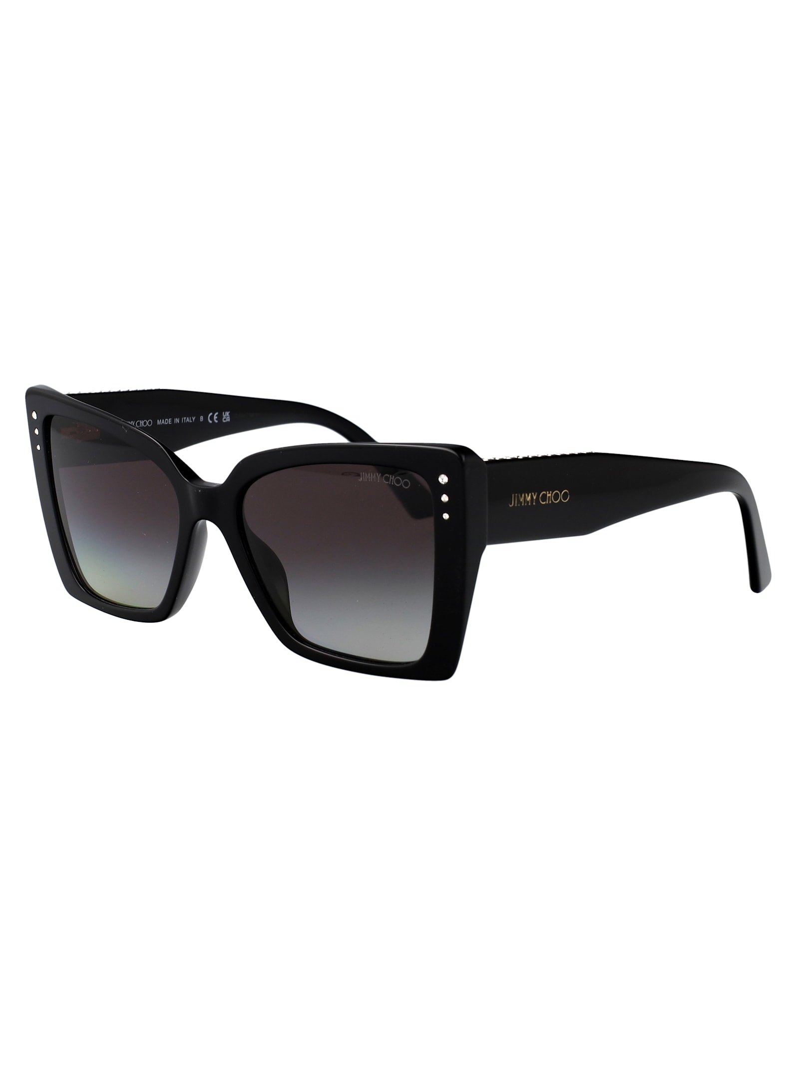 Jimmy Choo Butterfly Sunglasses 0 Jc5001 B 50008 G In Black