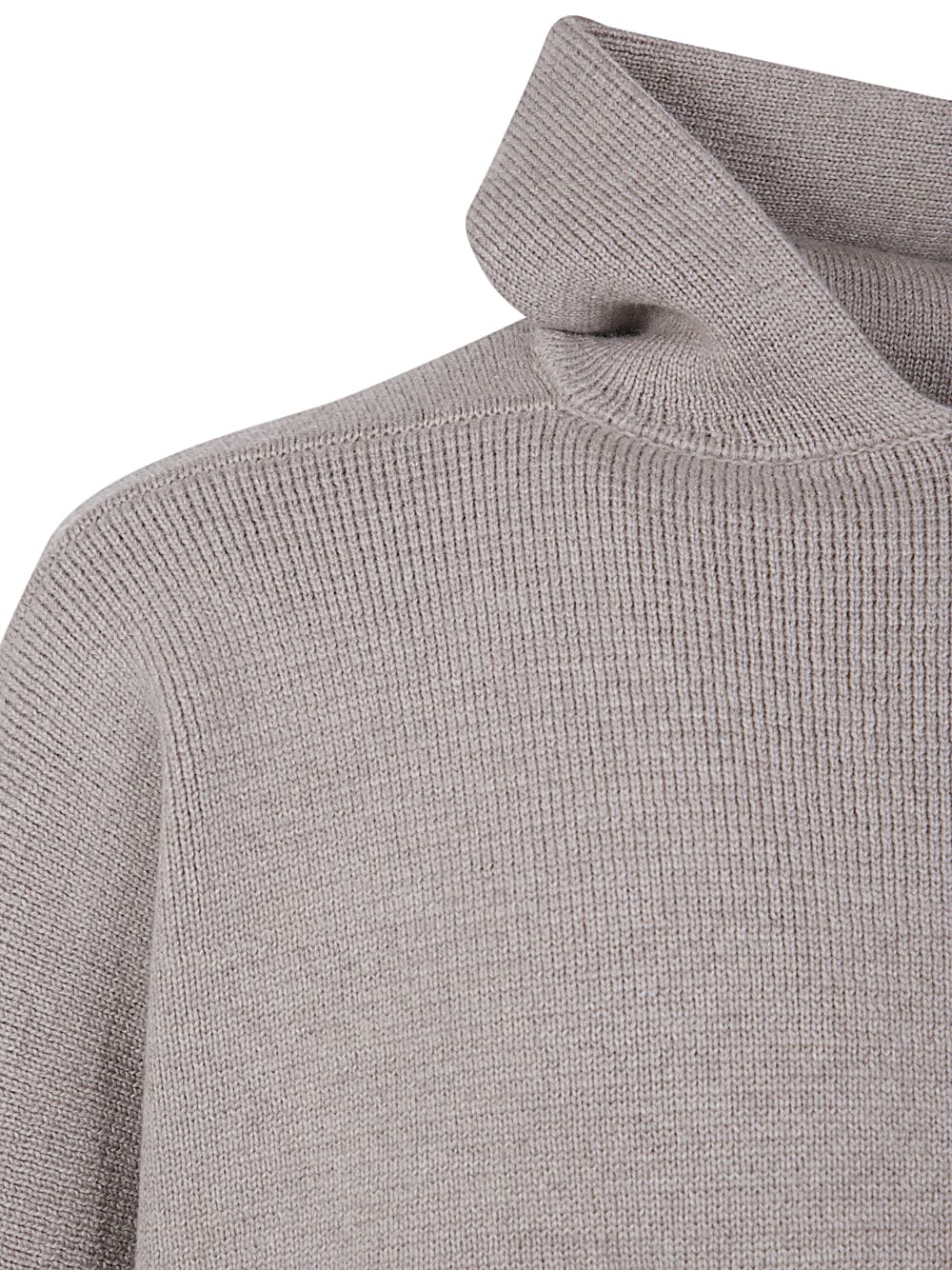 Shop Fear Of God Boucle Knit Hoodie In Beige