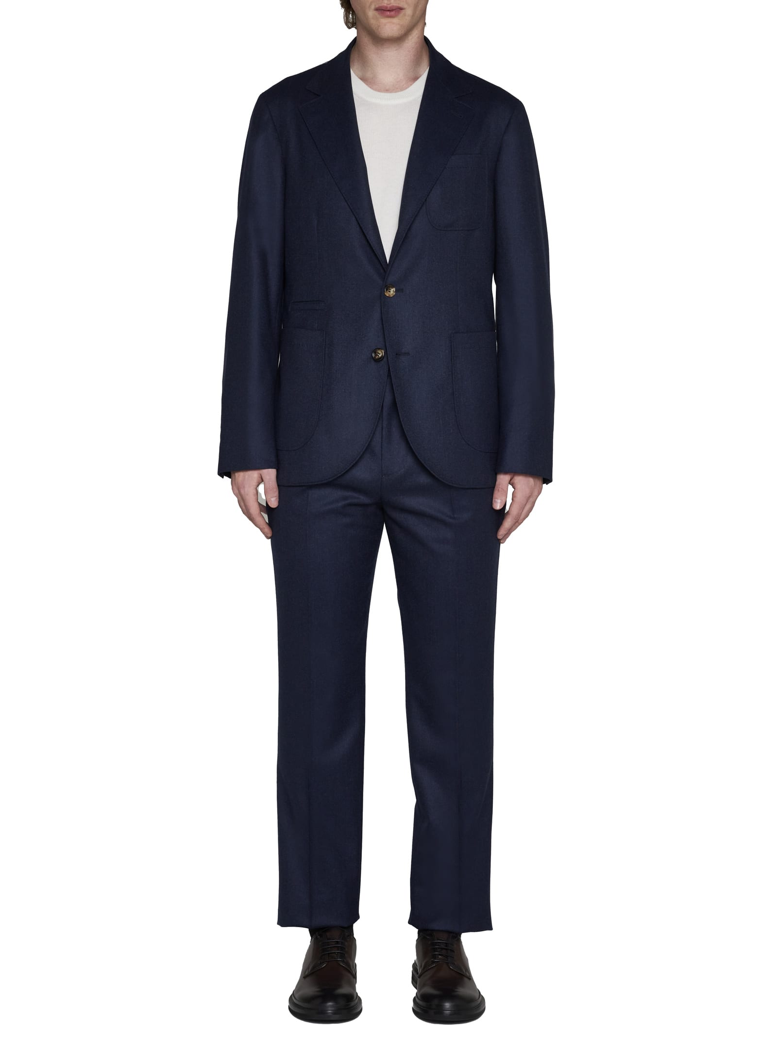 Shop Brunello Cucinelli Suit In Blue