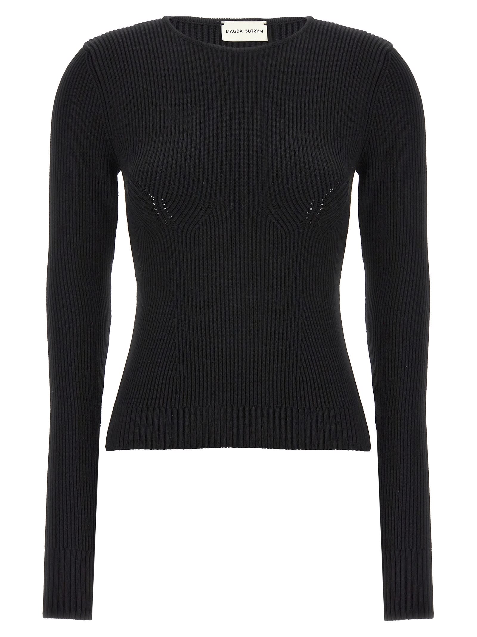 Shop Magda Butrym 07 Sweater In Black