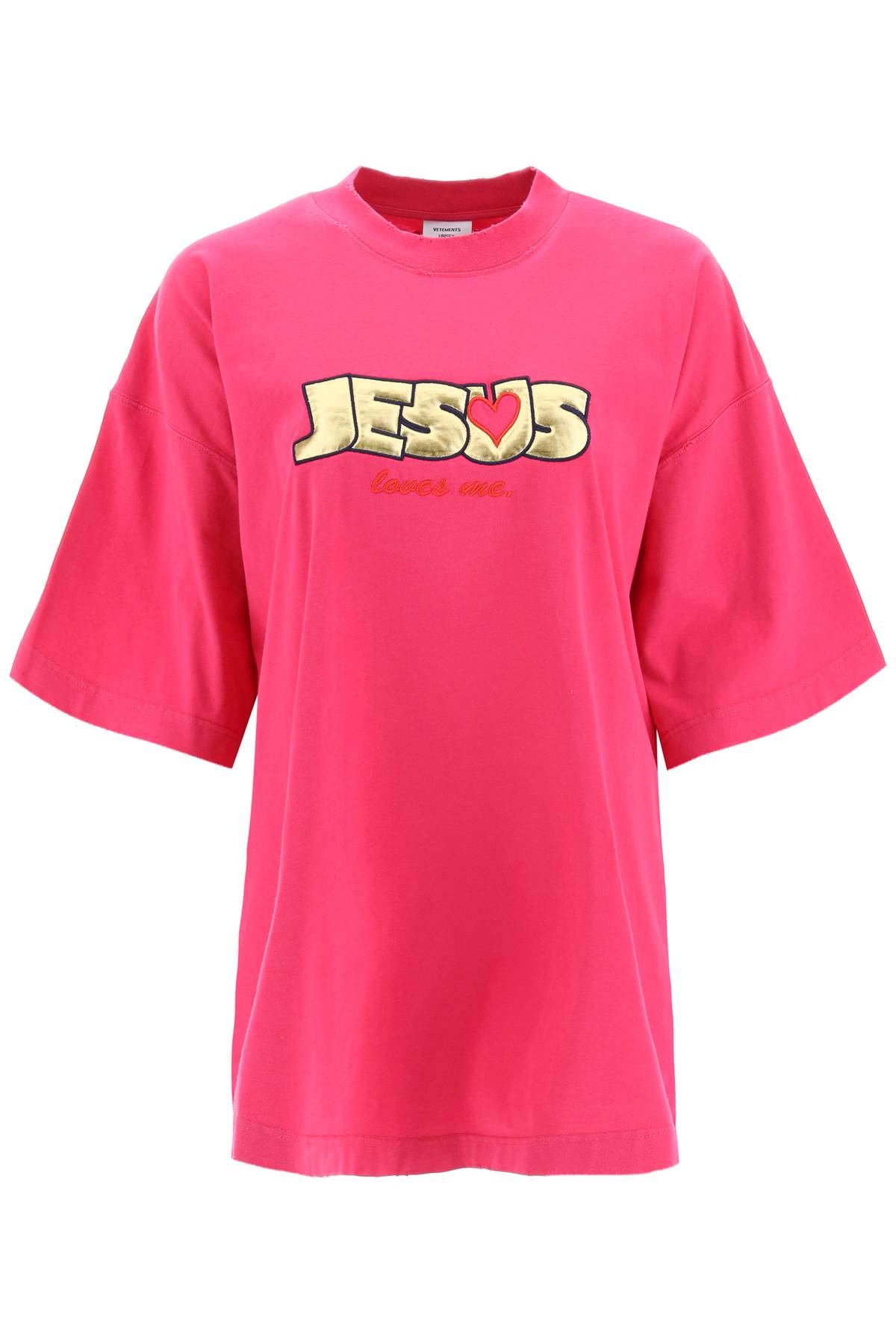 VETEMENTS jesus Loves You Oversized T-shirt