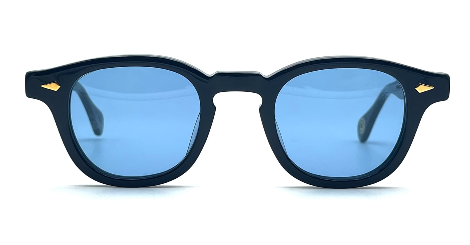 Julius Tart Optical Ar - Gold Edition - 46x24 - Black / Light Blue Sunglasses