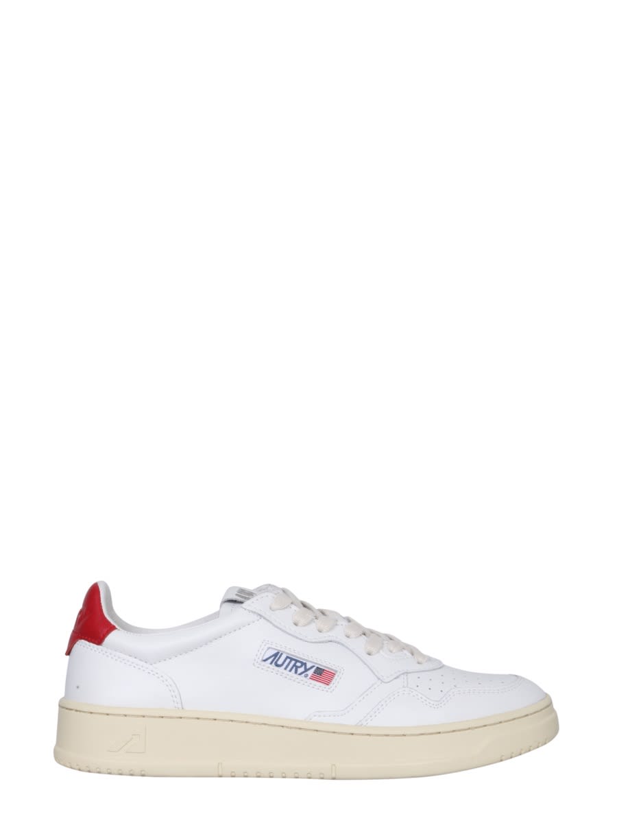 Autry Leather Sneaker In White