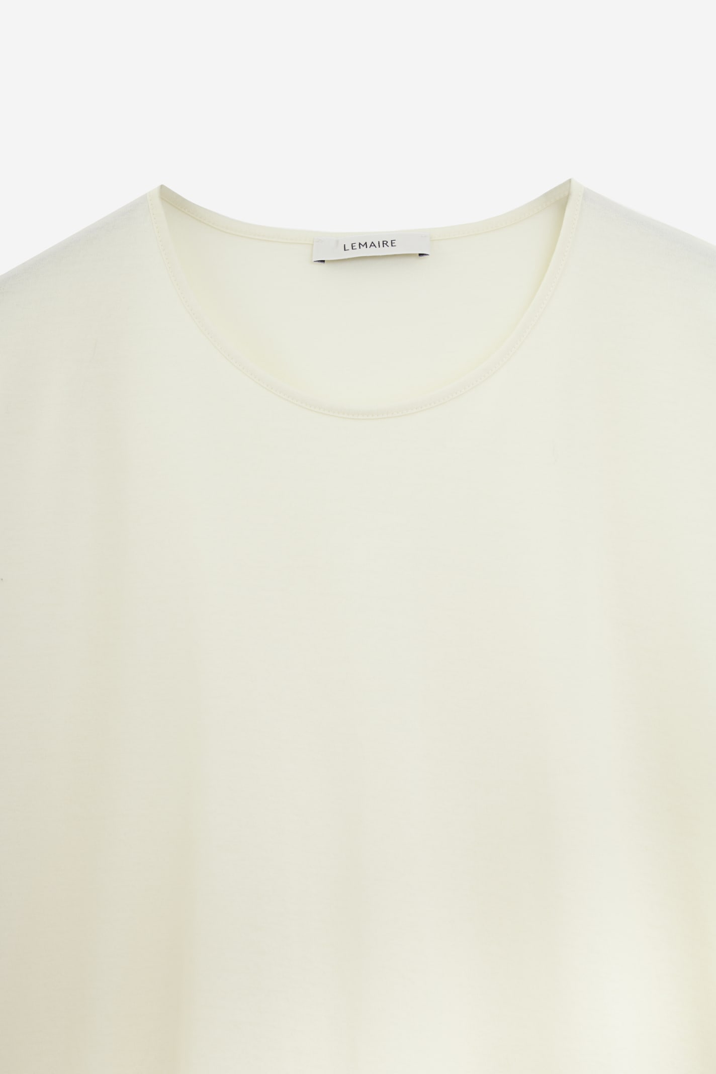 Shop Lemaire Ss Relaxed T-shirt In Yellow