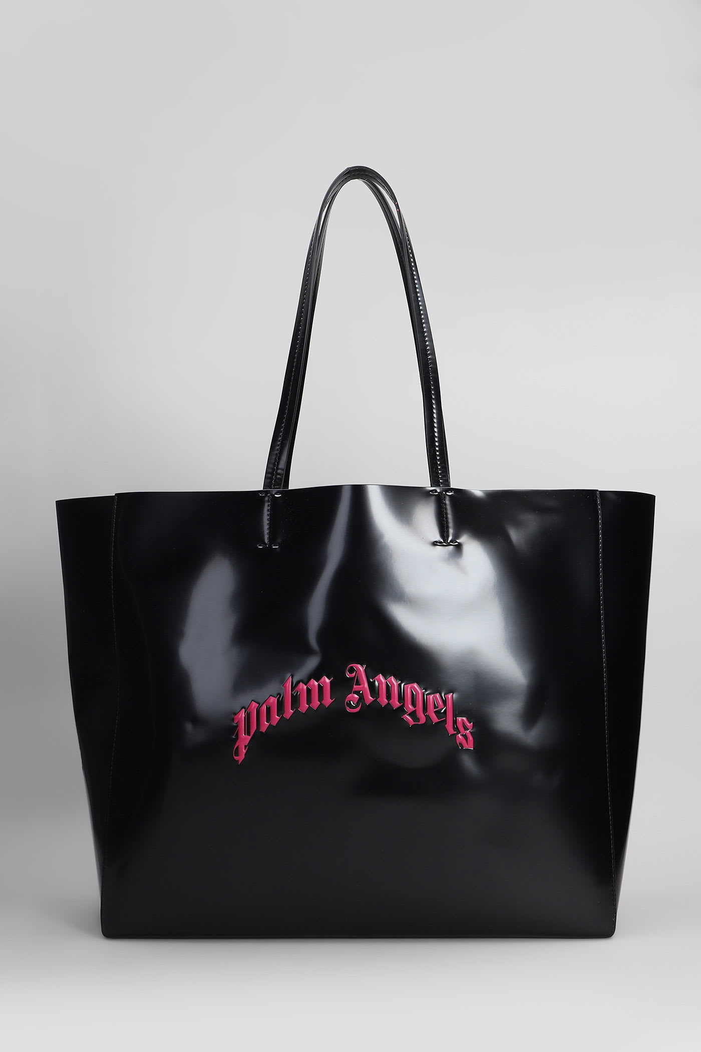 Palm Angels Tote In Black Polyester