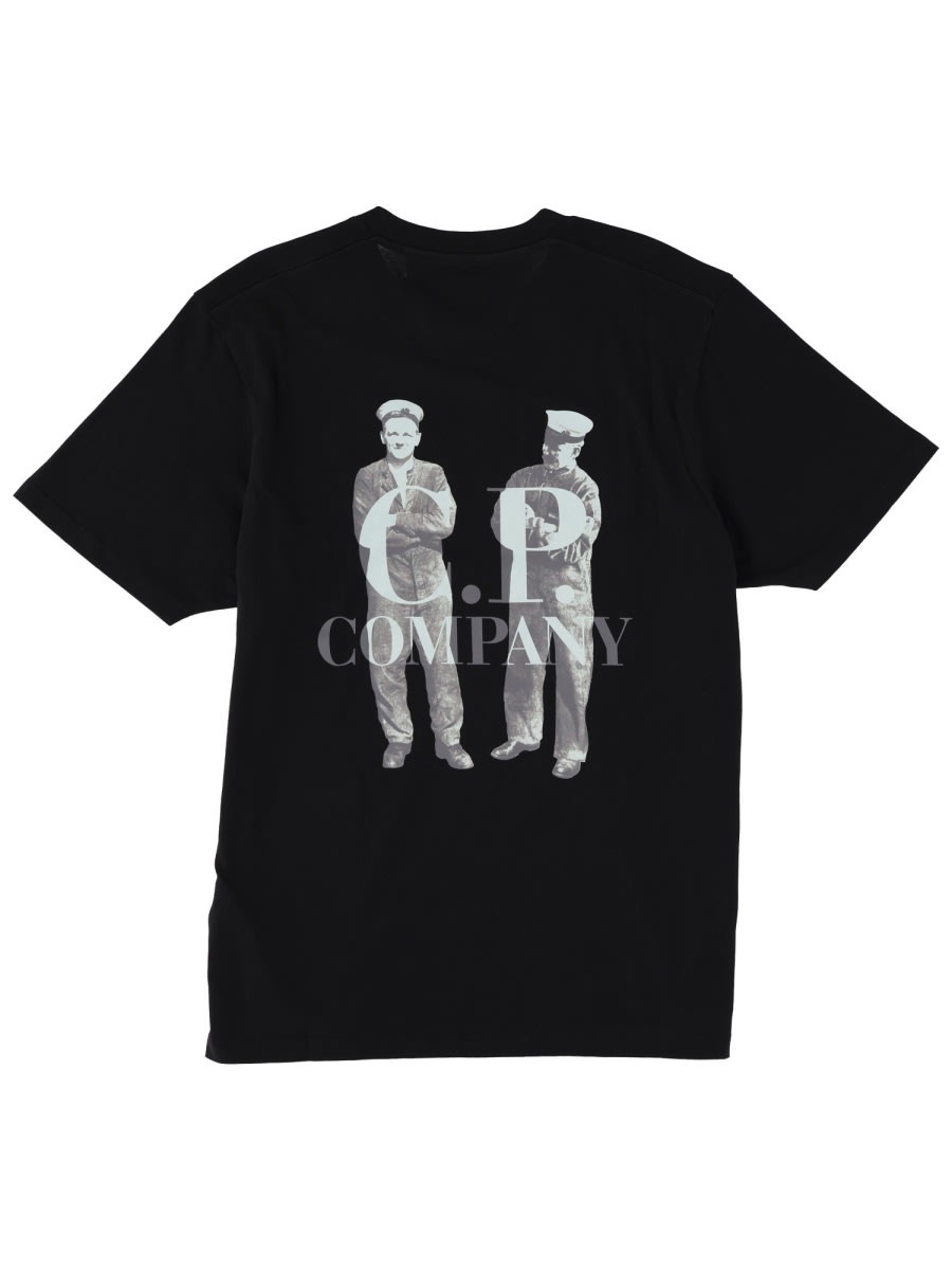 C.p. Company C. P. Company T-shirt With Logo In Black