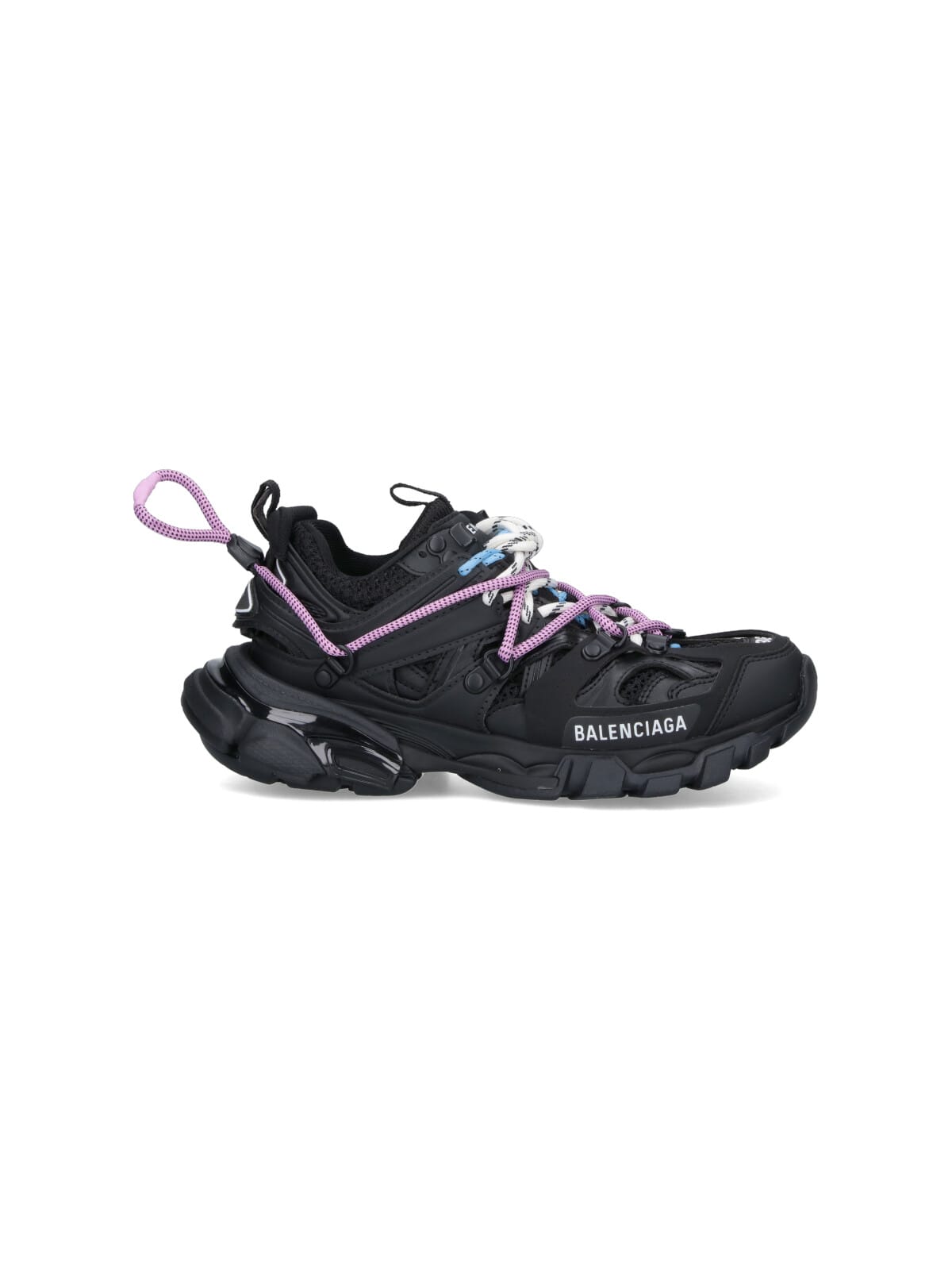 Balenciaga Track Trail Laces Sneakers In Black