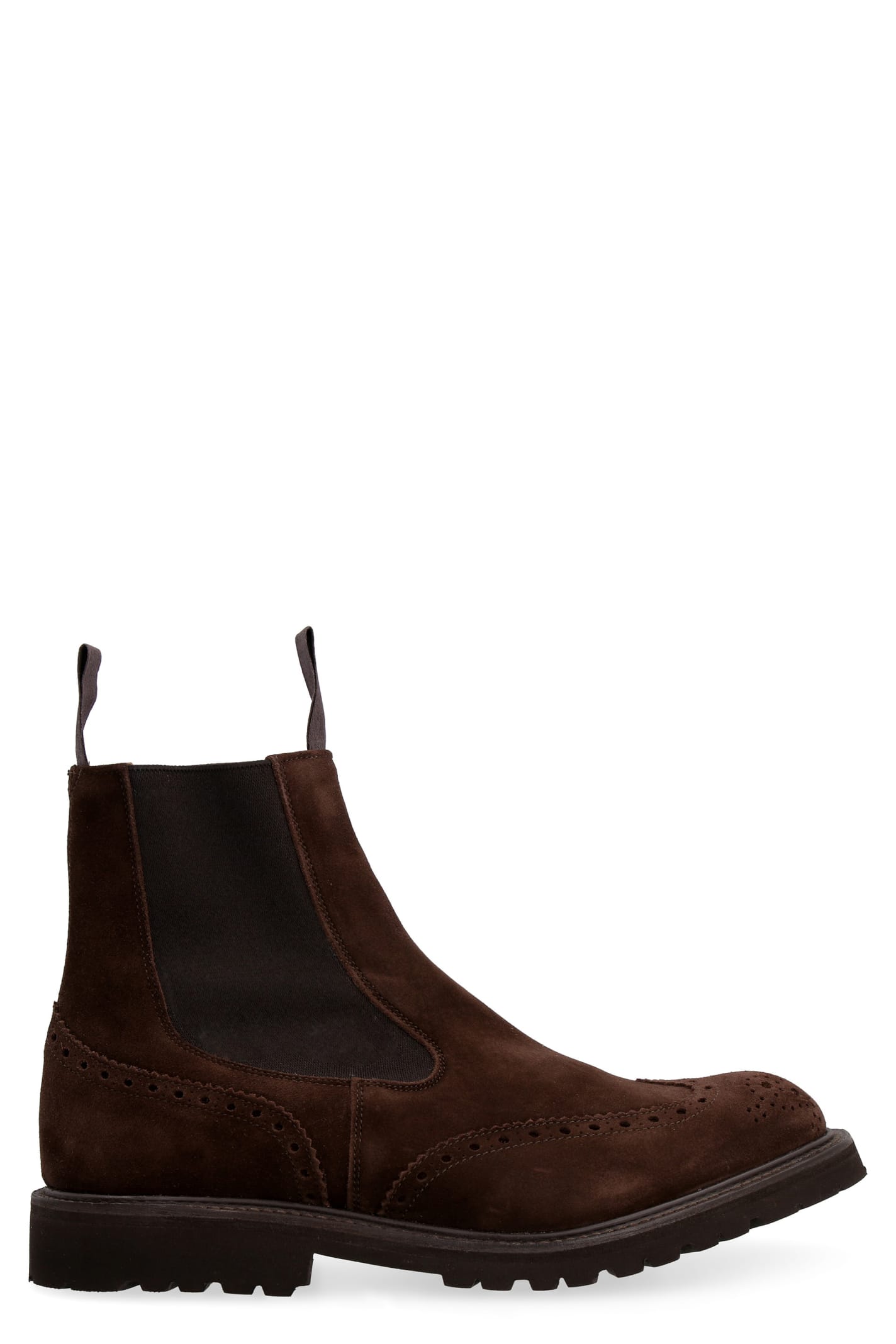 TRICKER'S HENRY SUEDE CHELSEA BOOTS,275431 CAFFEREPELLO