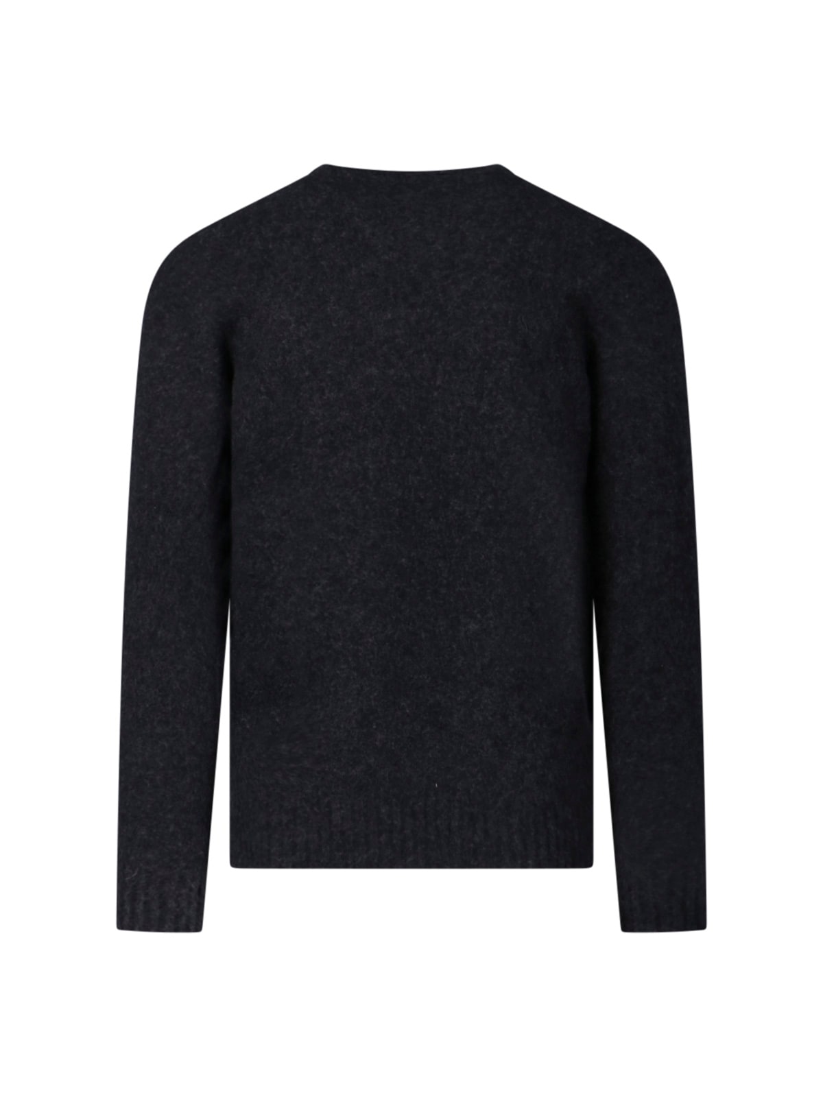 Drumohr Grey Crew-neck Sweater In Cashmere In Gray