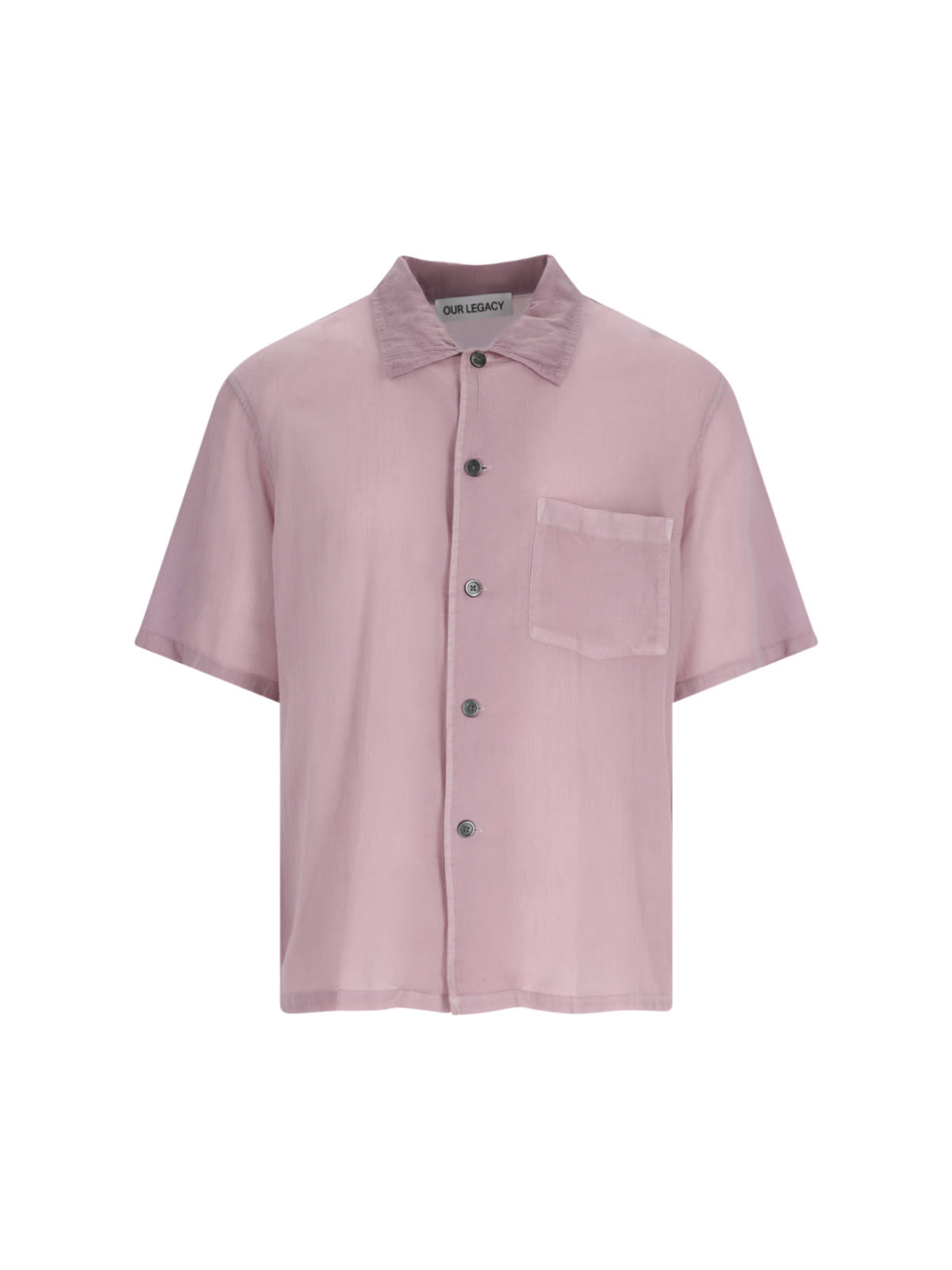 Our Legacy Short-sleeved Shirt In Purple