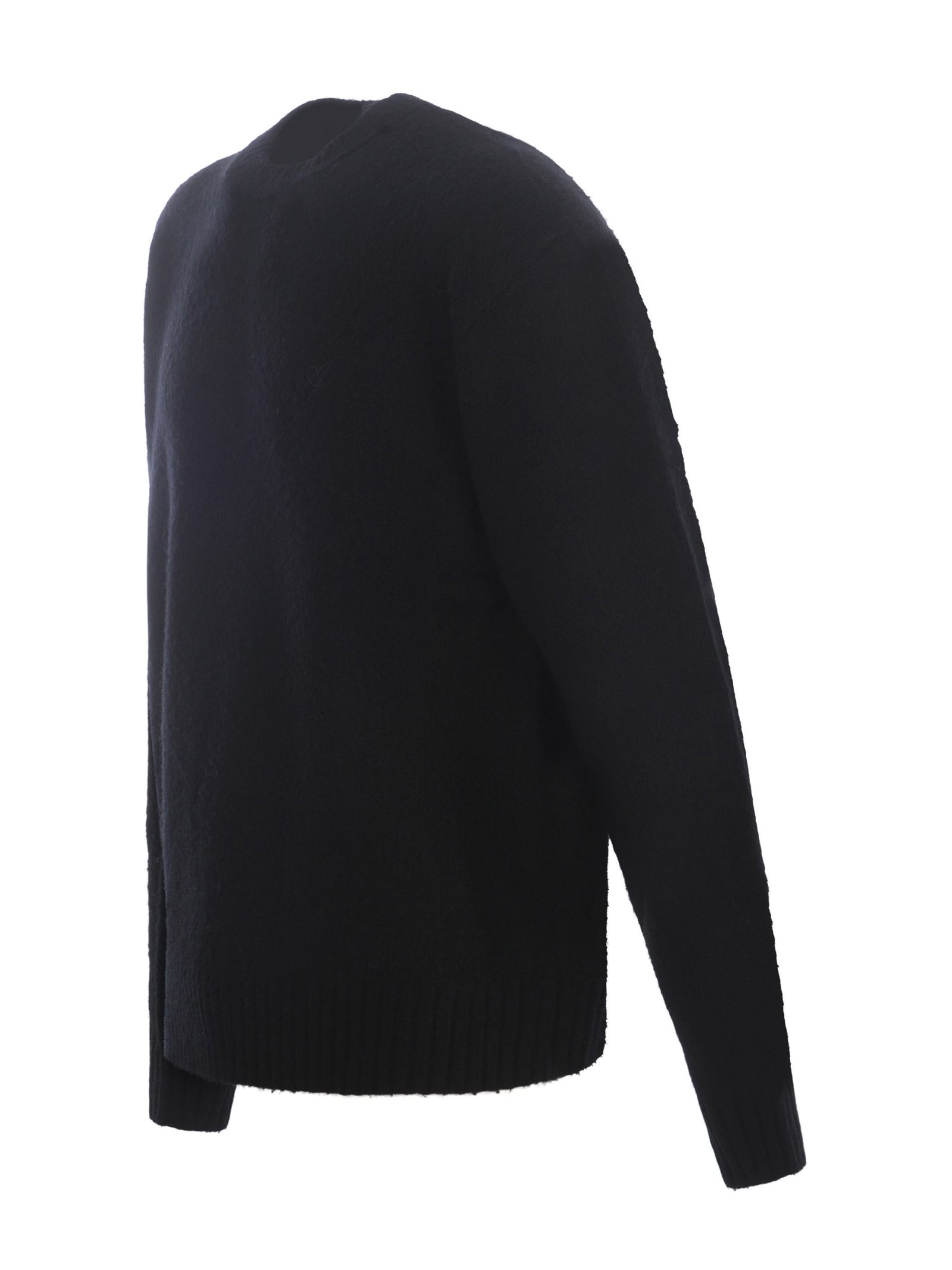 Shop Axel Arigato Sweater  Clay In Wool And Cashmere Blend In Black