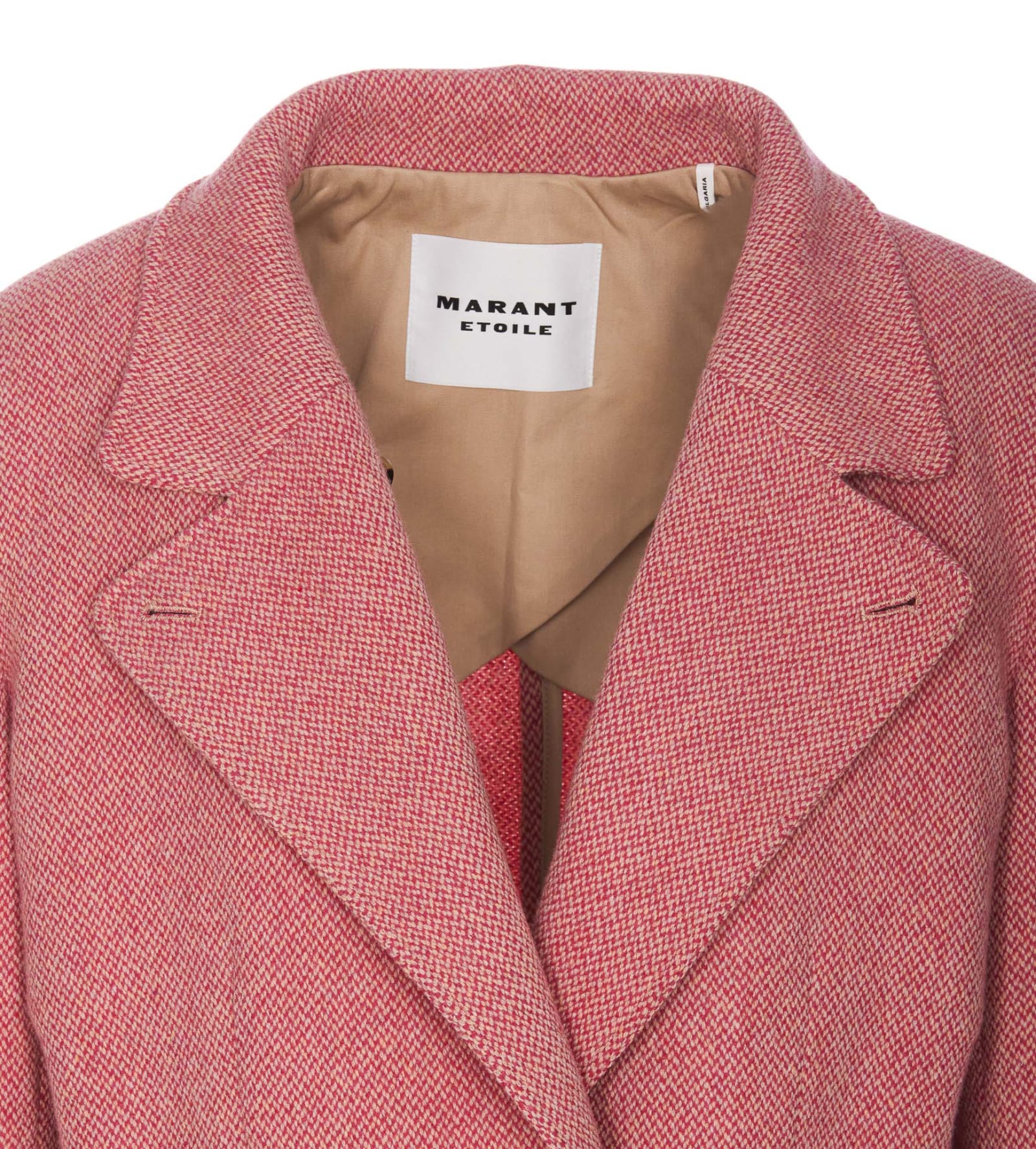 Isabel Marant Étoile Cassidy Cropped Jacket In Pink