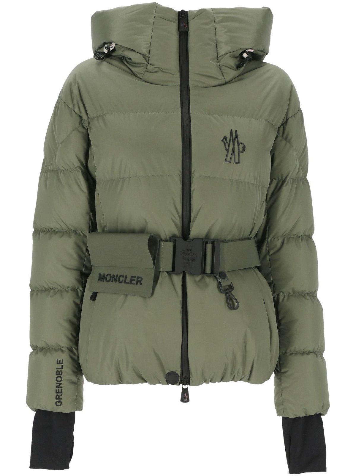 Shop Moncler Bouquetin Short Down Jacket In Low White