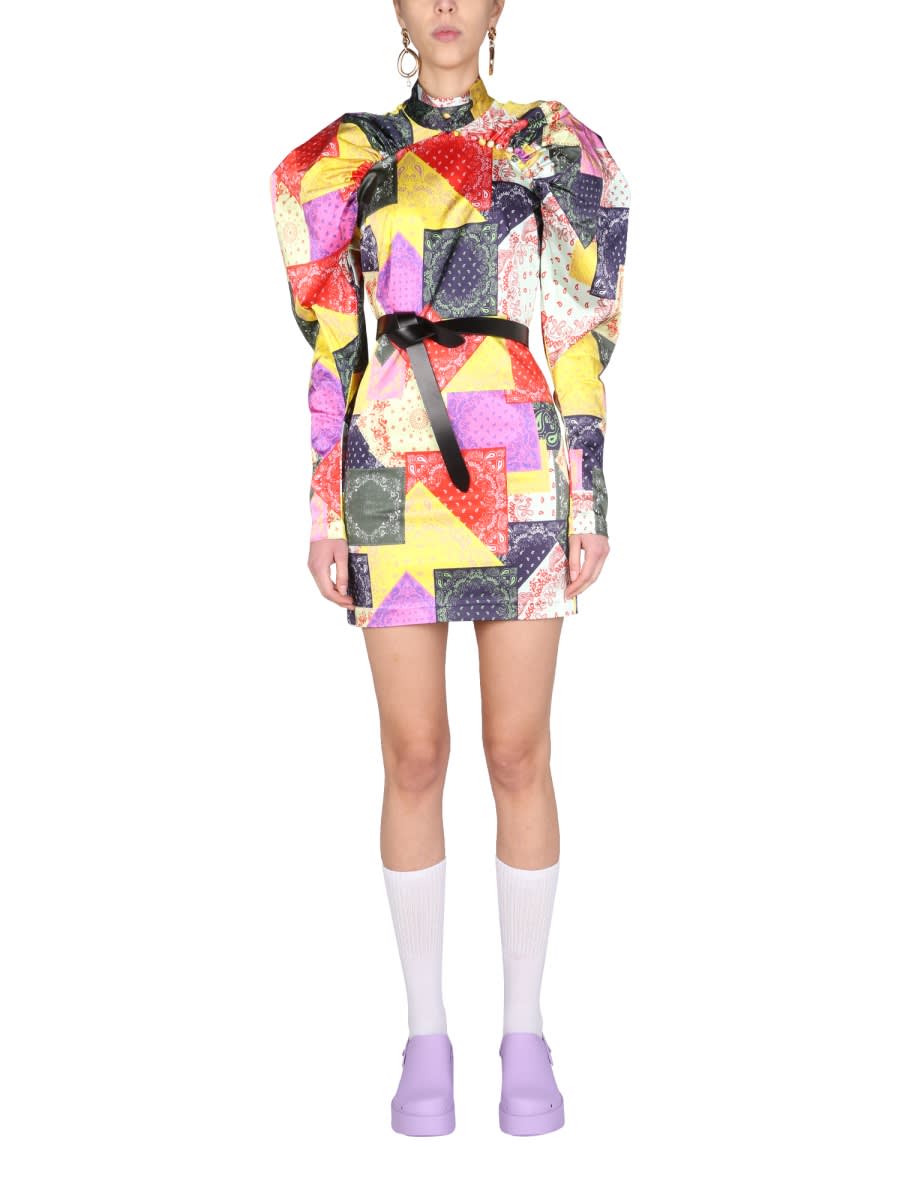 Shop Rotate Birger Christensen Kim Dress In Multicolour