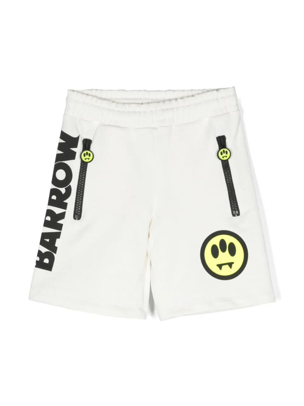 Shop Barrow Shorts Con Logo In Off White