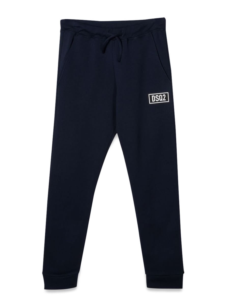 Dsquared2 Kids' Pantaloni In Blue