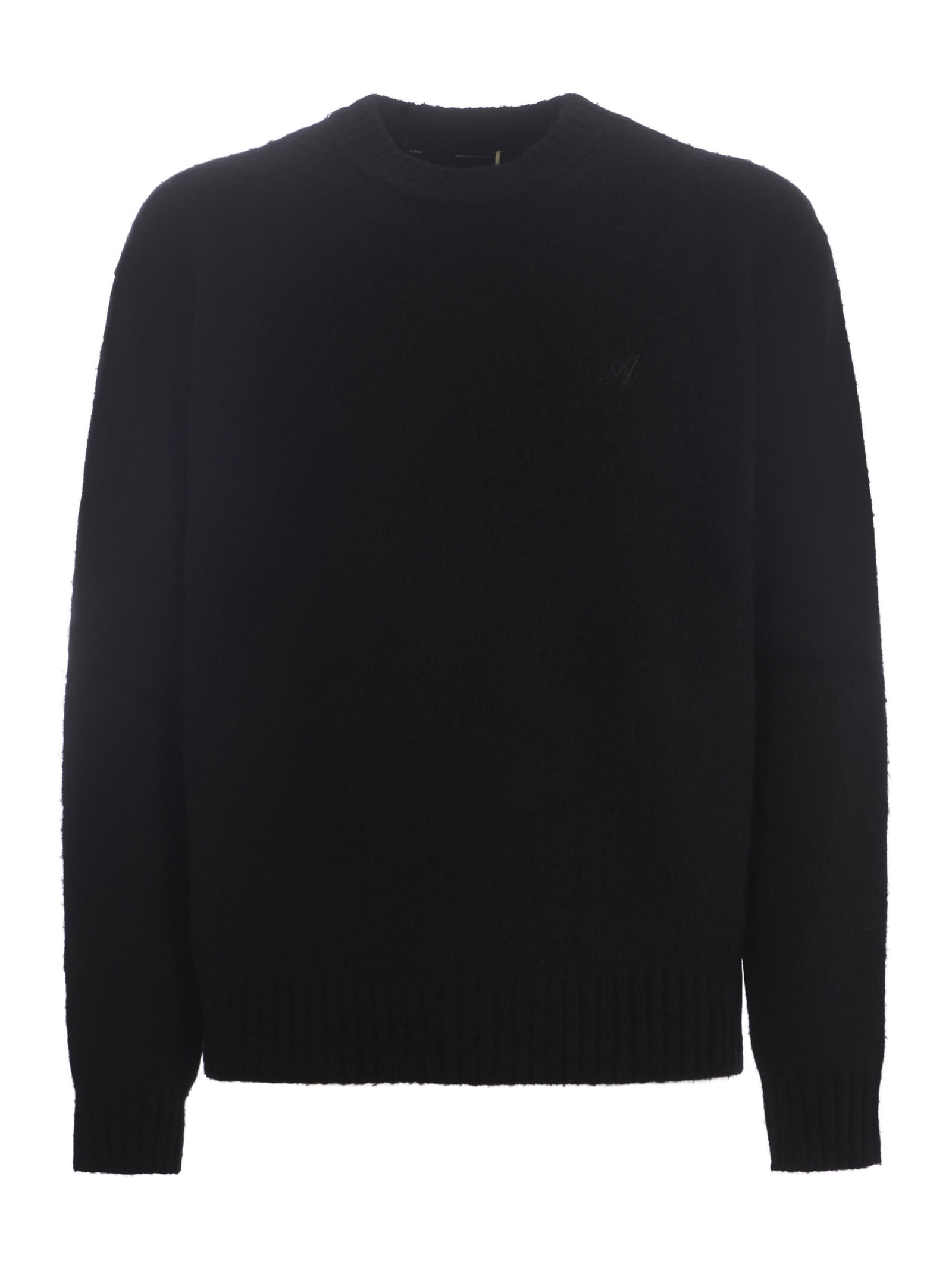 Shop Axel Arigato Sweater  Clay In Wool And Cashmere Blend In Black