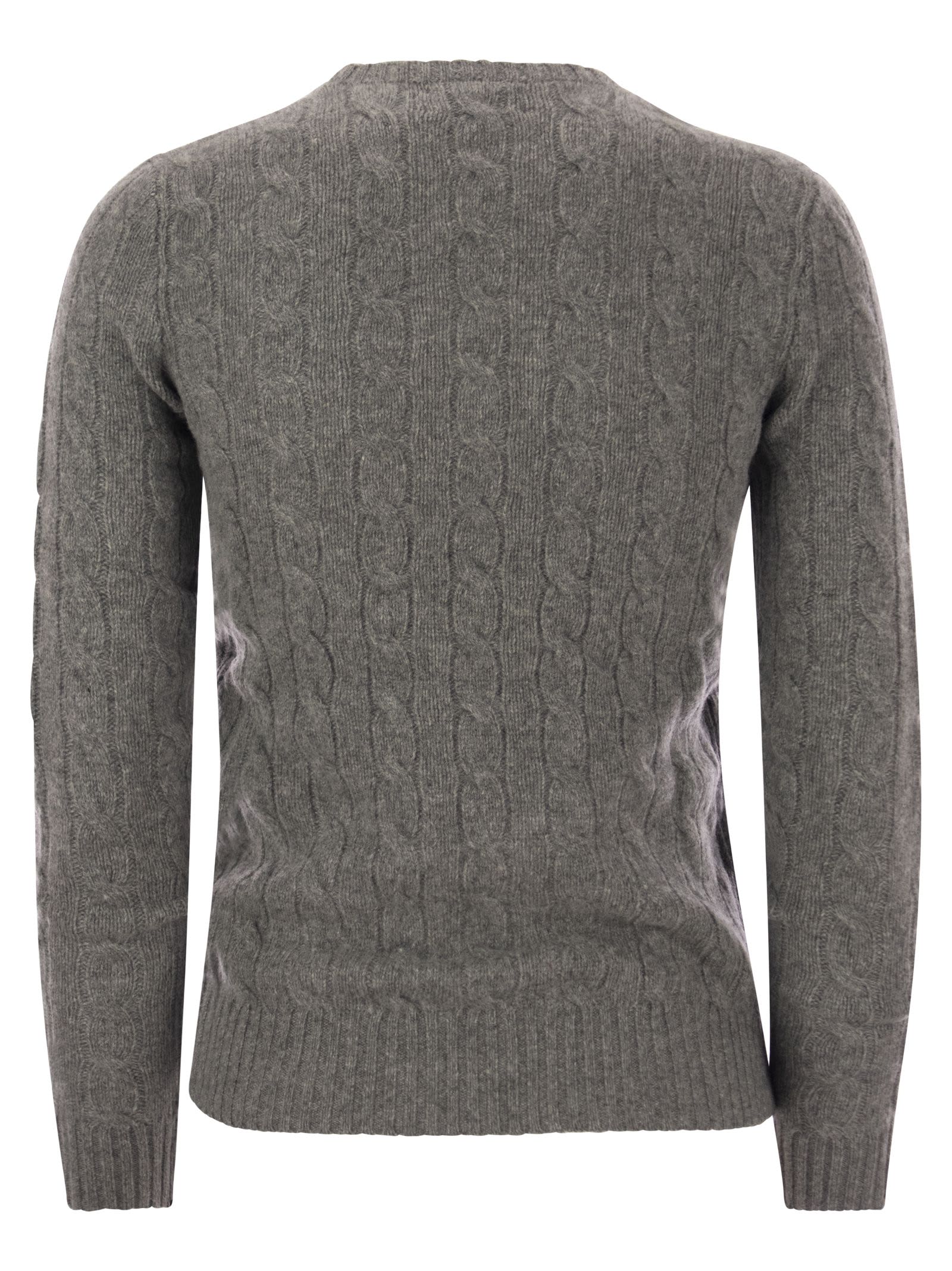 Shop Polo Ralph Lauren Wool And Cashmere Cable-knit Sweater