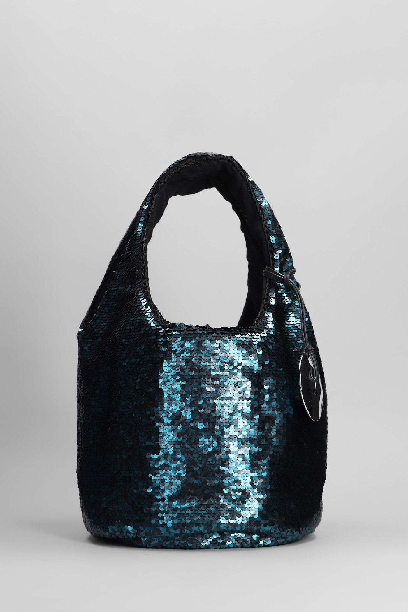 Jw Anderson Sequin Shoulder Bag In Green Polyester