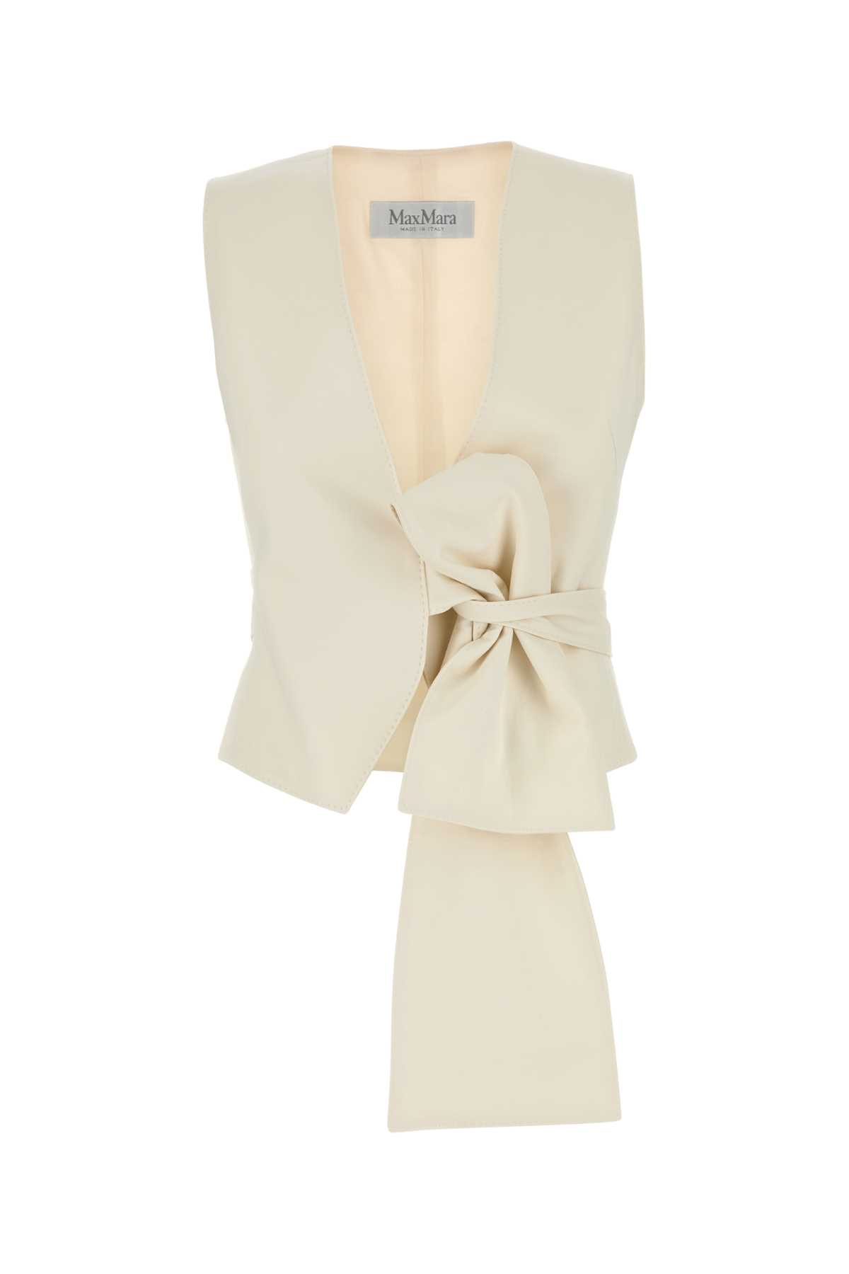 Ivory Stretch Cotton Zampa Vest