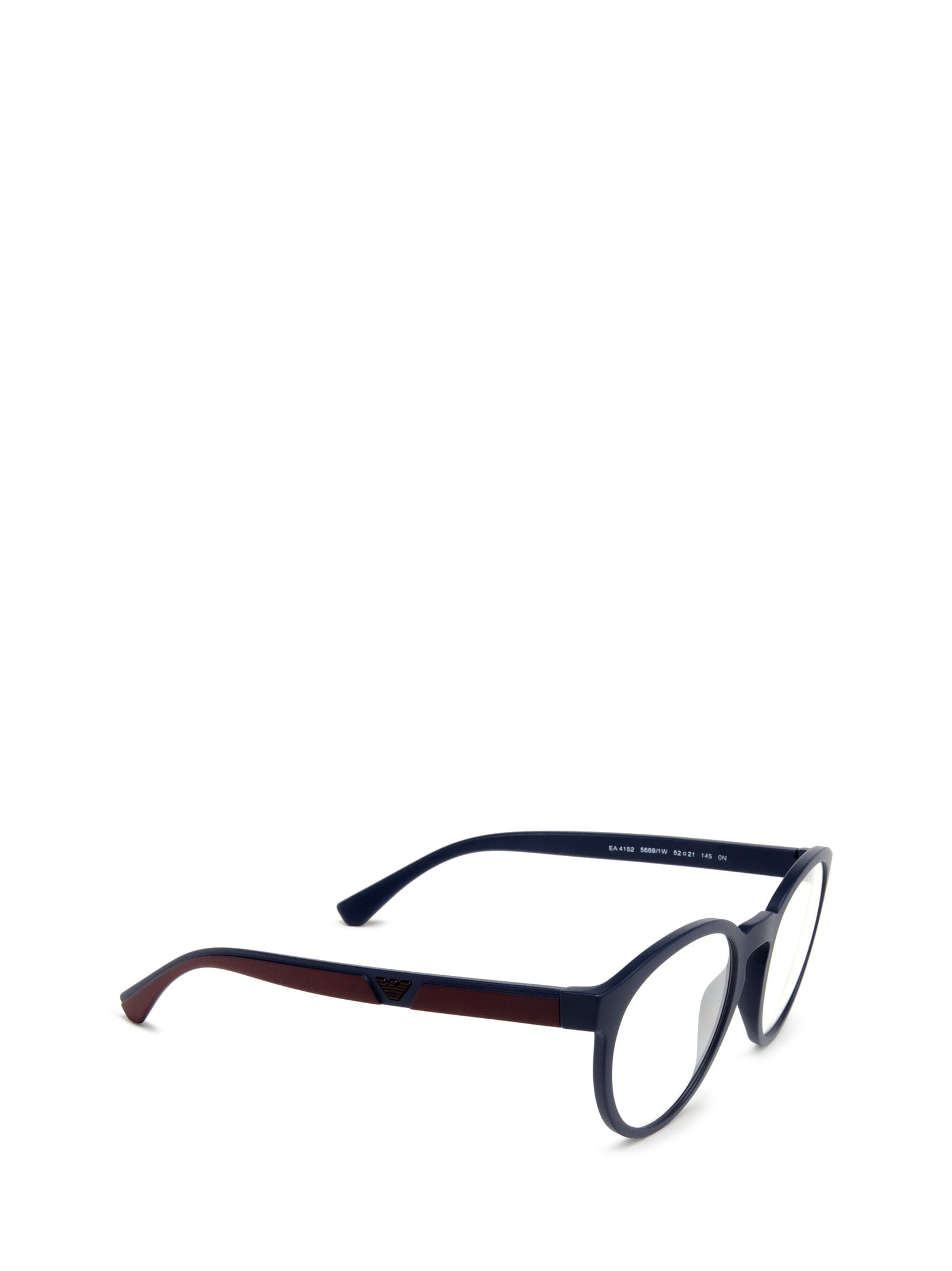 Shop Emporio Armani Ea4152 Matte Blue Sunglasses