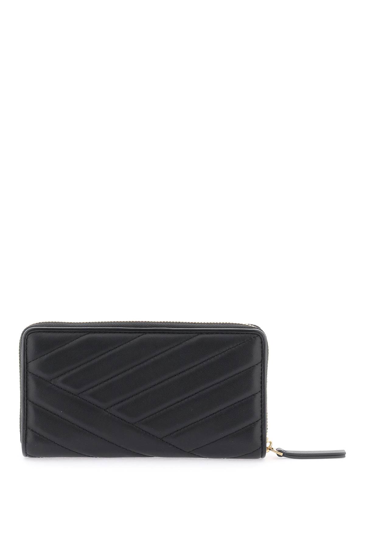 Shop Tory Burch Kira Zip-around Wallet In Black (black)