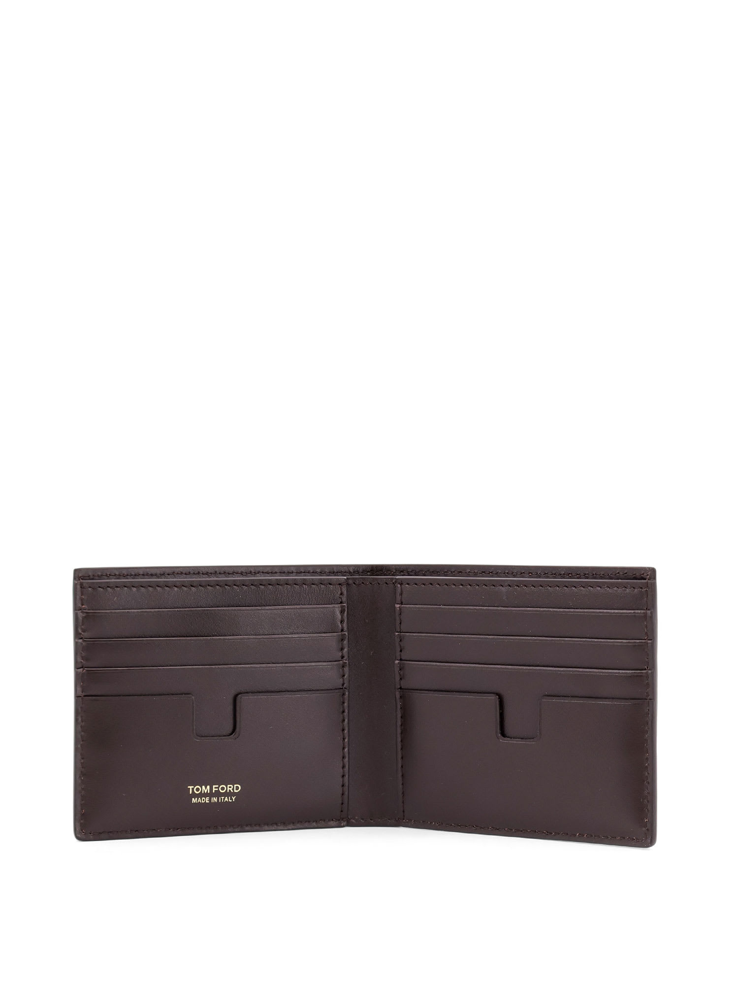 Tom Ford Suede Wallet In Brown