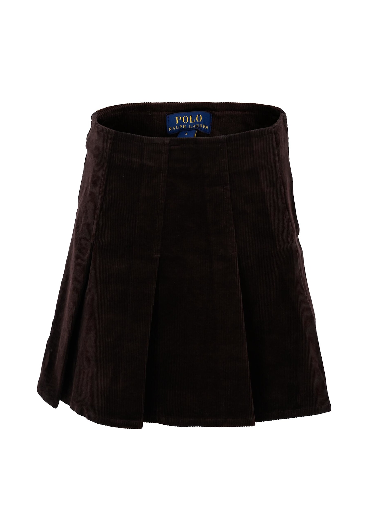 Ralph Lauren Brown Skirt For Girl With Horse In Black