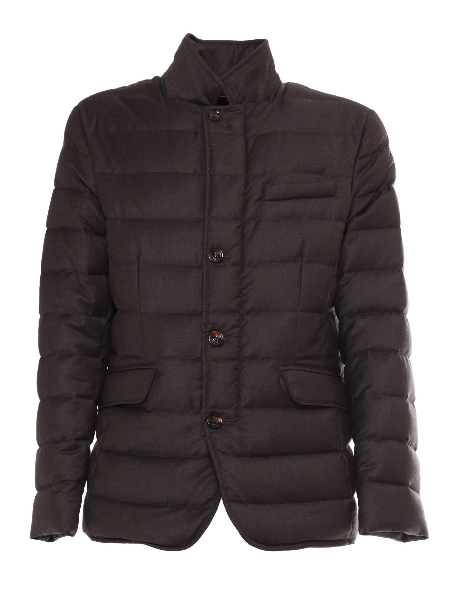 Shop Moorer Zayn-l Jacket In Brown