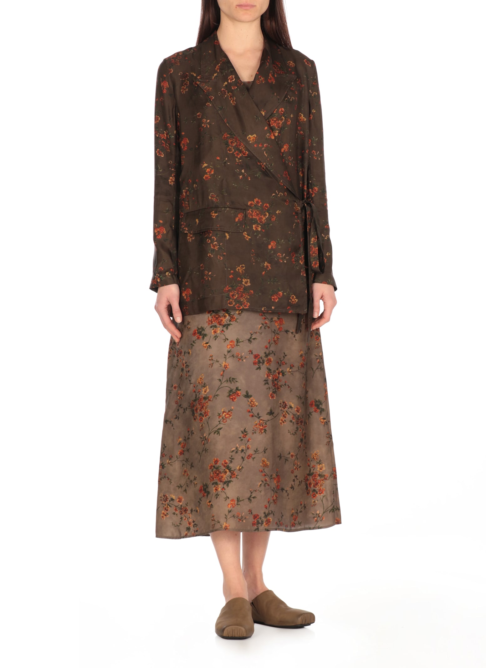 Uma Wang Khloe Blazer In Brown