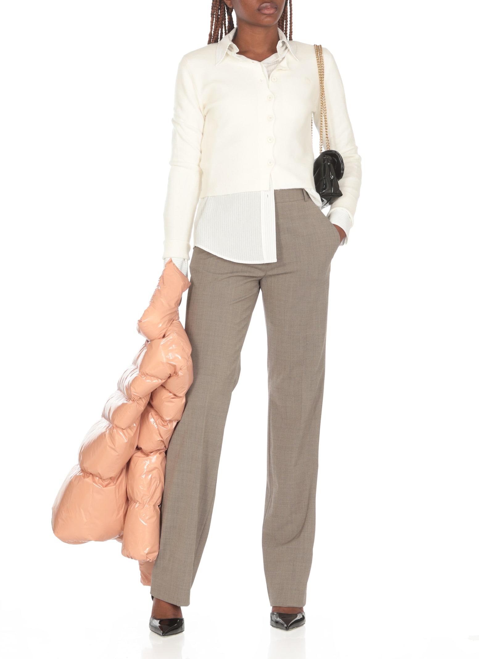 Pinko Viscose Shirt In White