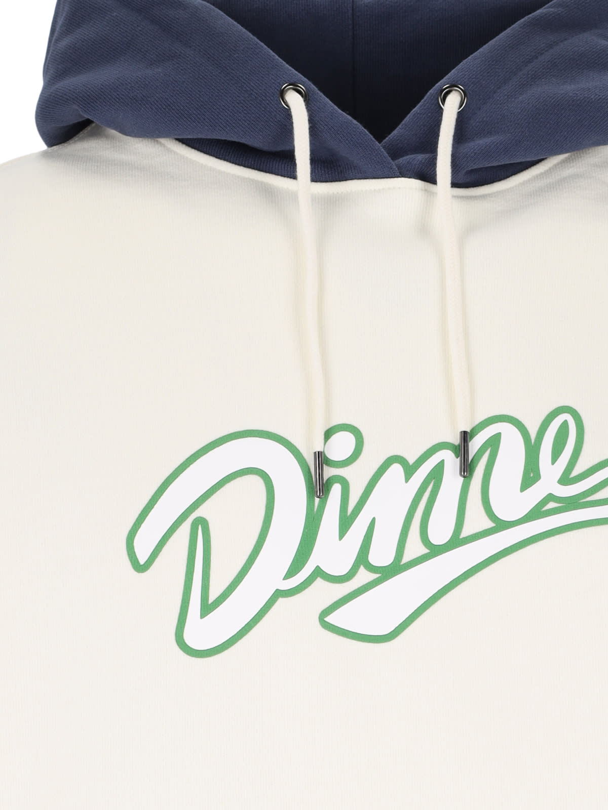 Shop Dime Logo Print Sweatshirt In Crema