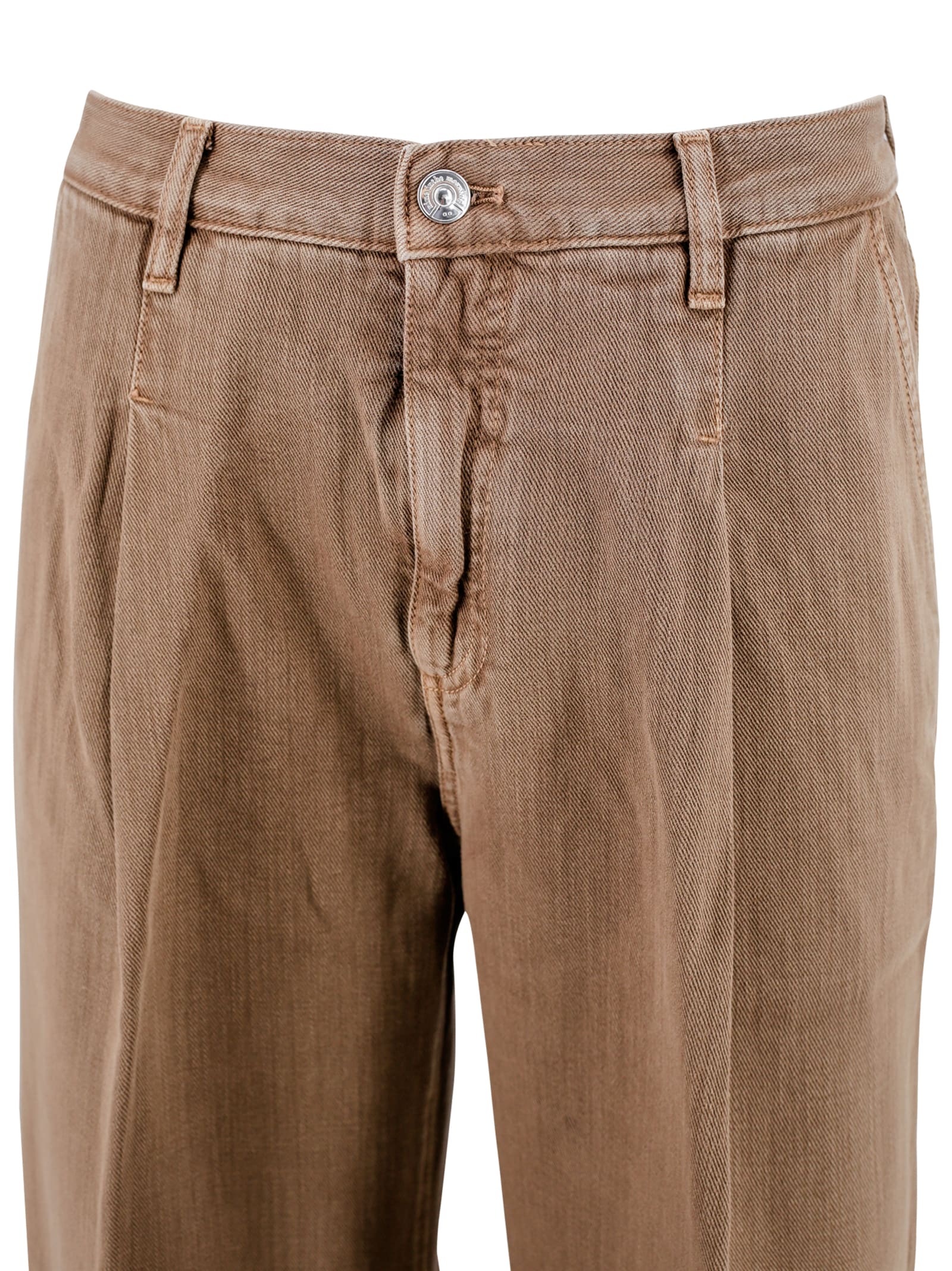 Shop Nine In The Morning Wide-leg Denim In Brown