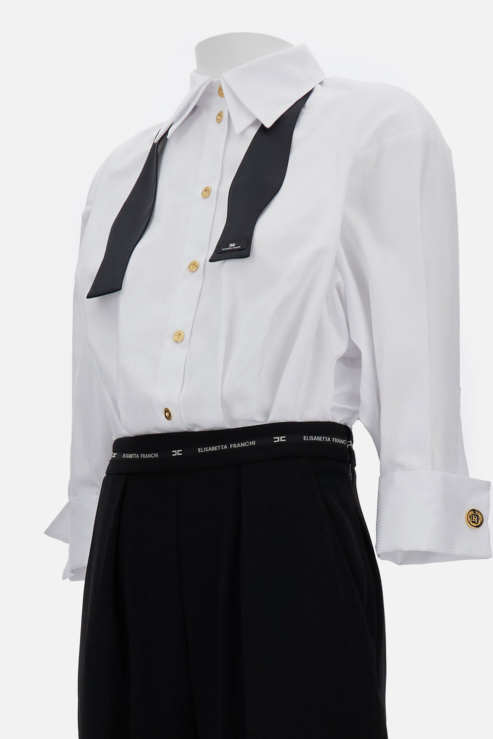 Elisabetta Franchi Womens Jumpsuit With Shirt In Multi