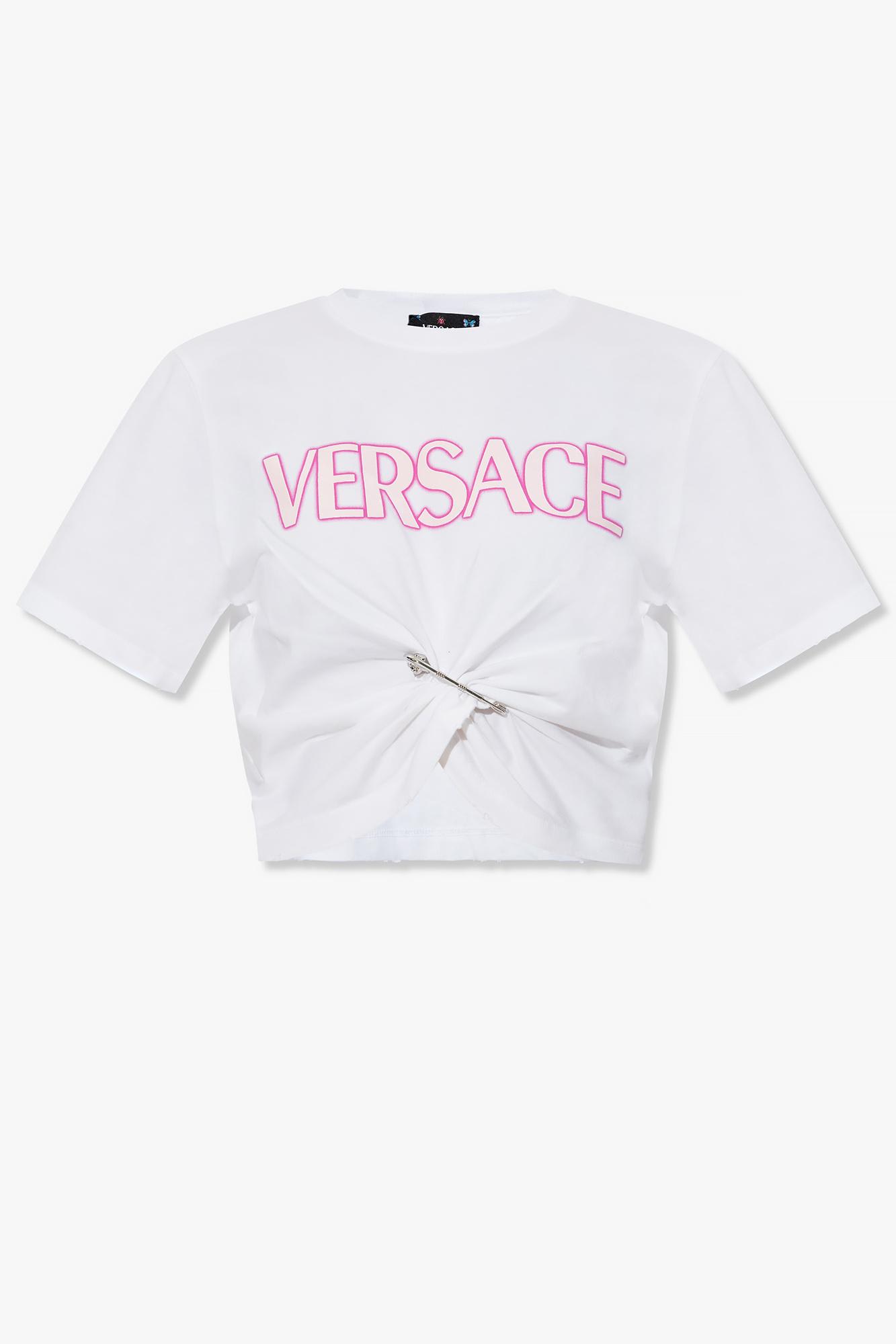 VERSACE CROPPED T-SHIRT