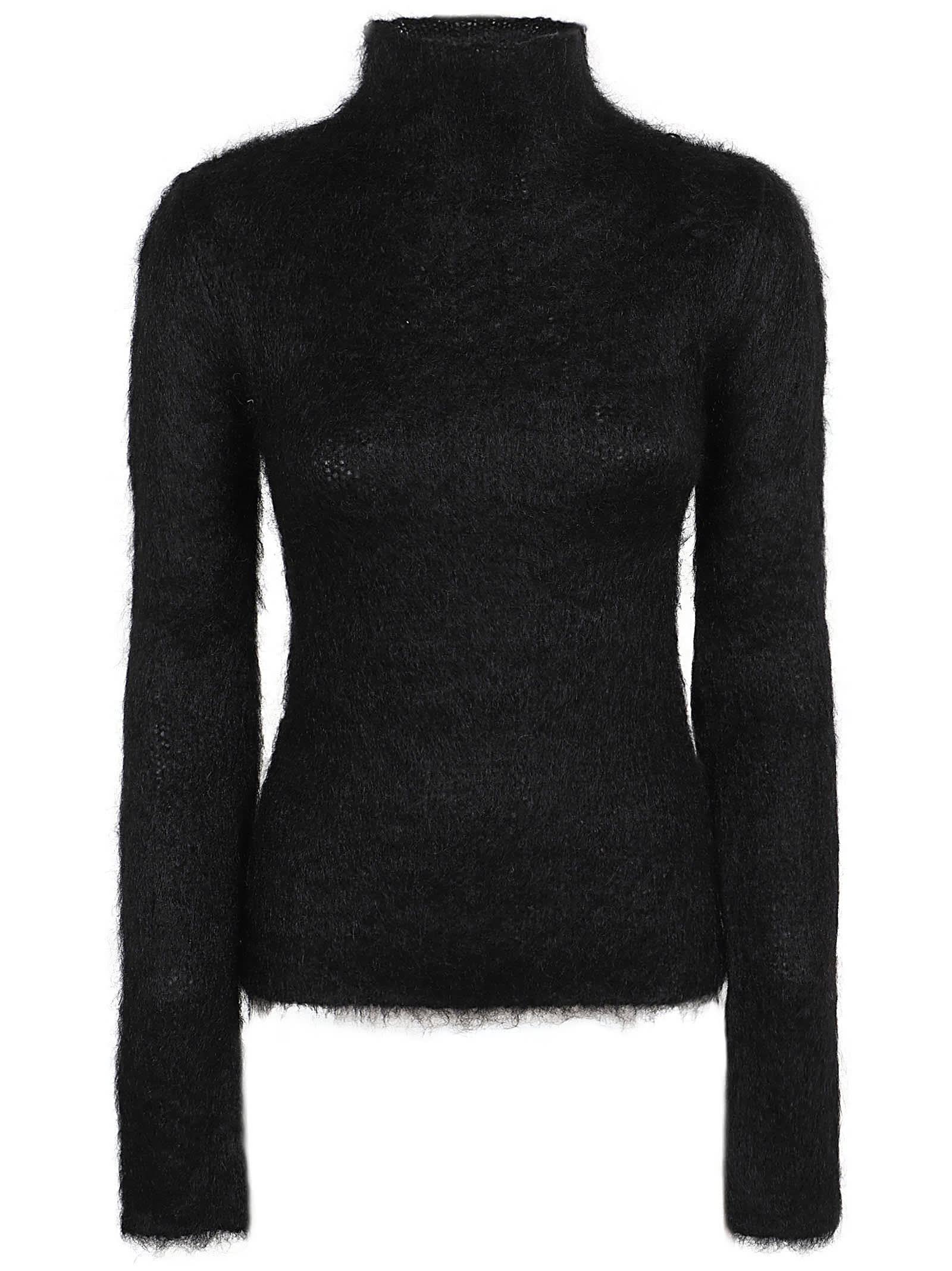 Shop Marni Turtleneck Sweater In Black