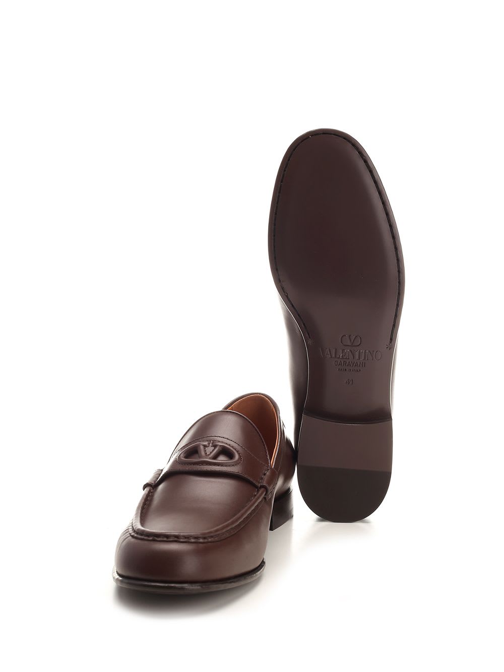 Shop Valentino Vlogo Signature Loafer In Undefined