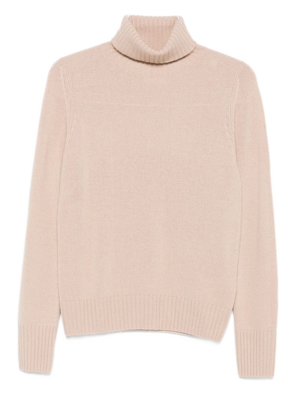 Allude Beige Turtleneck Sweater In Neutral