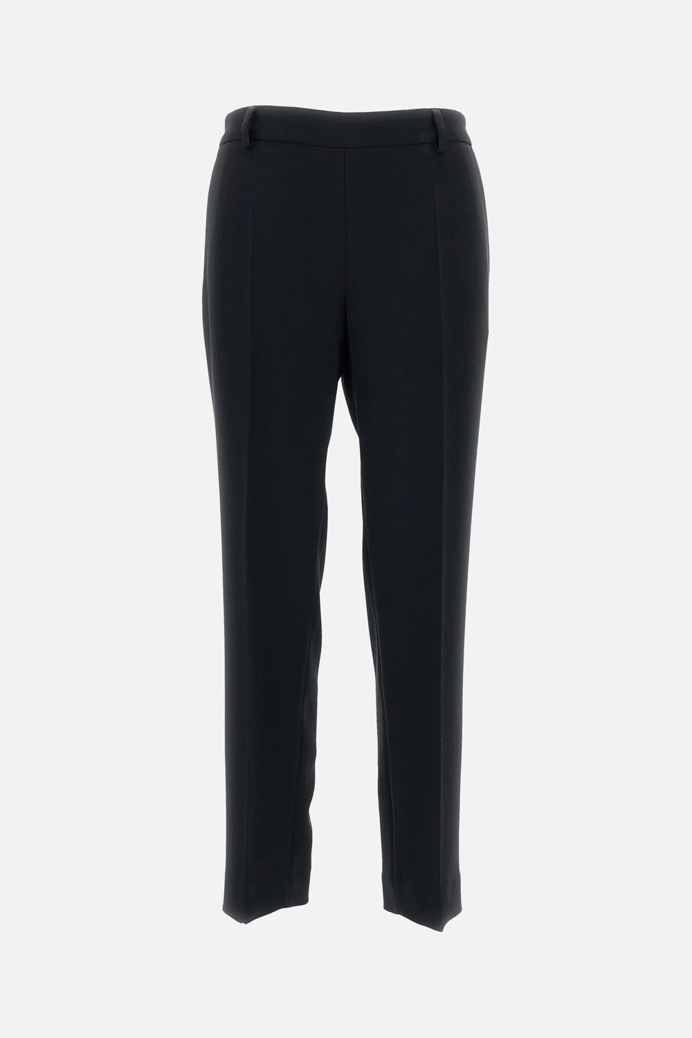 Alberto Biani Cady Elasticated Trousers In Black