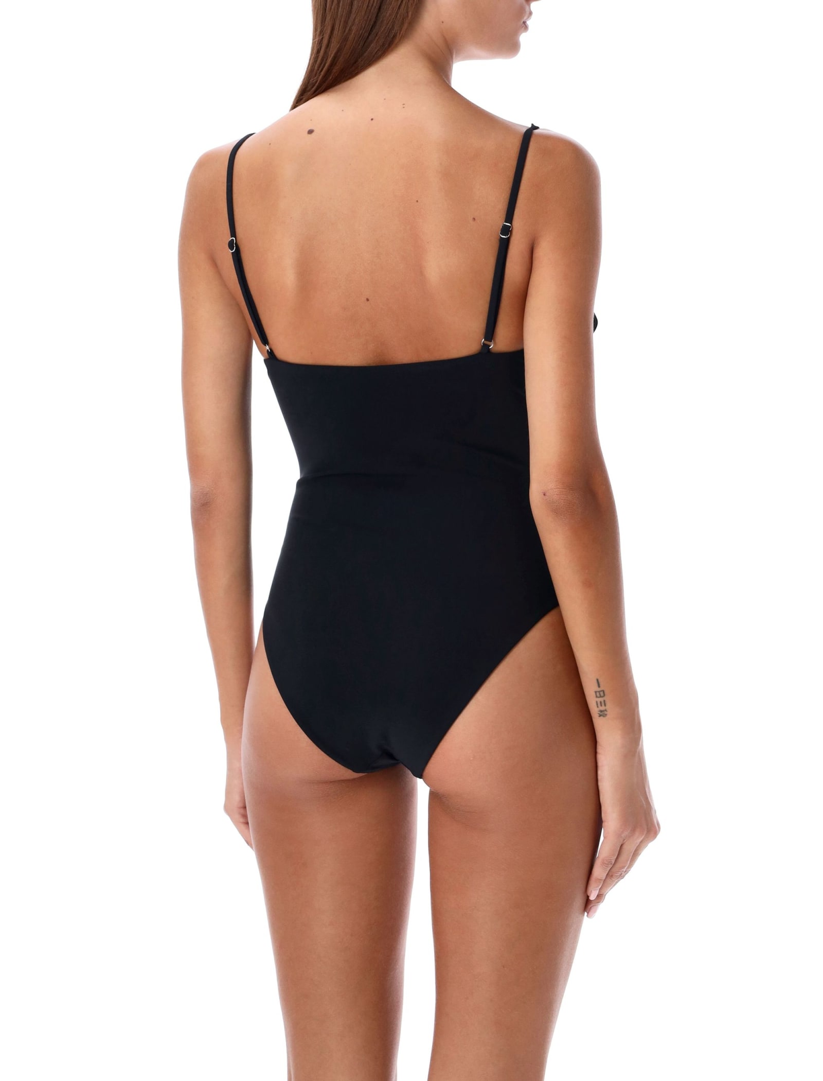 Shop Magda Butrym Swimsuit 01 In Black