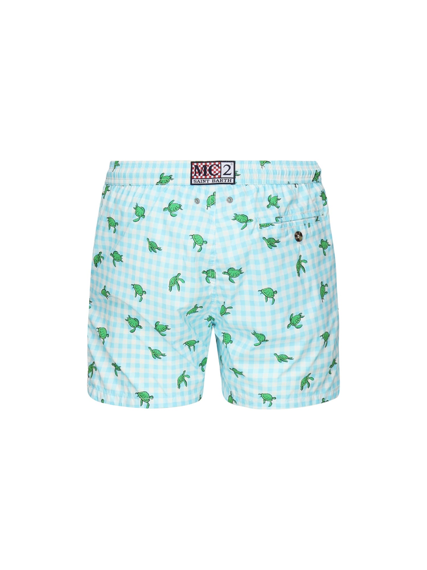 Mc2 Saint Barth Swimsuit With Print In Multi