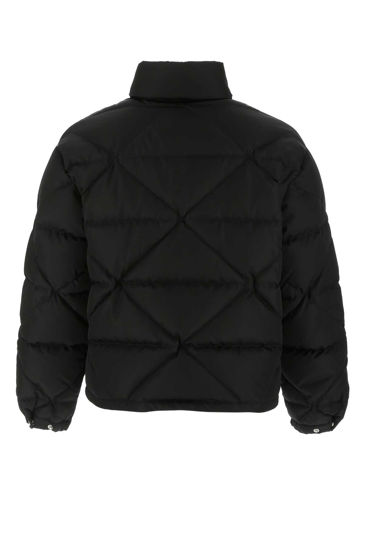 Shop Prada Black Re-nylon Down Jacket In F0002