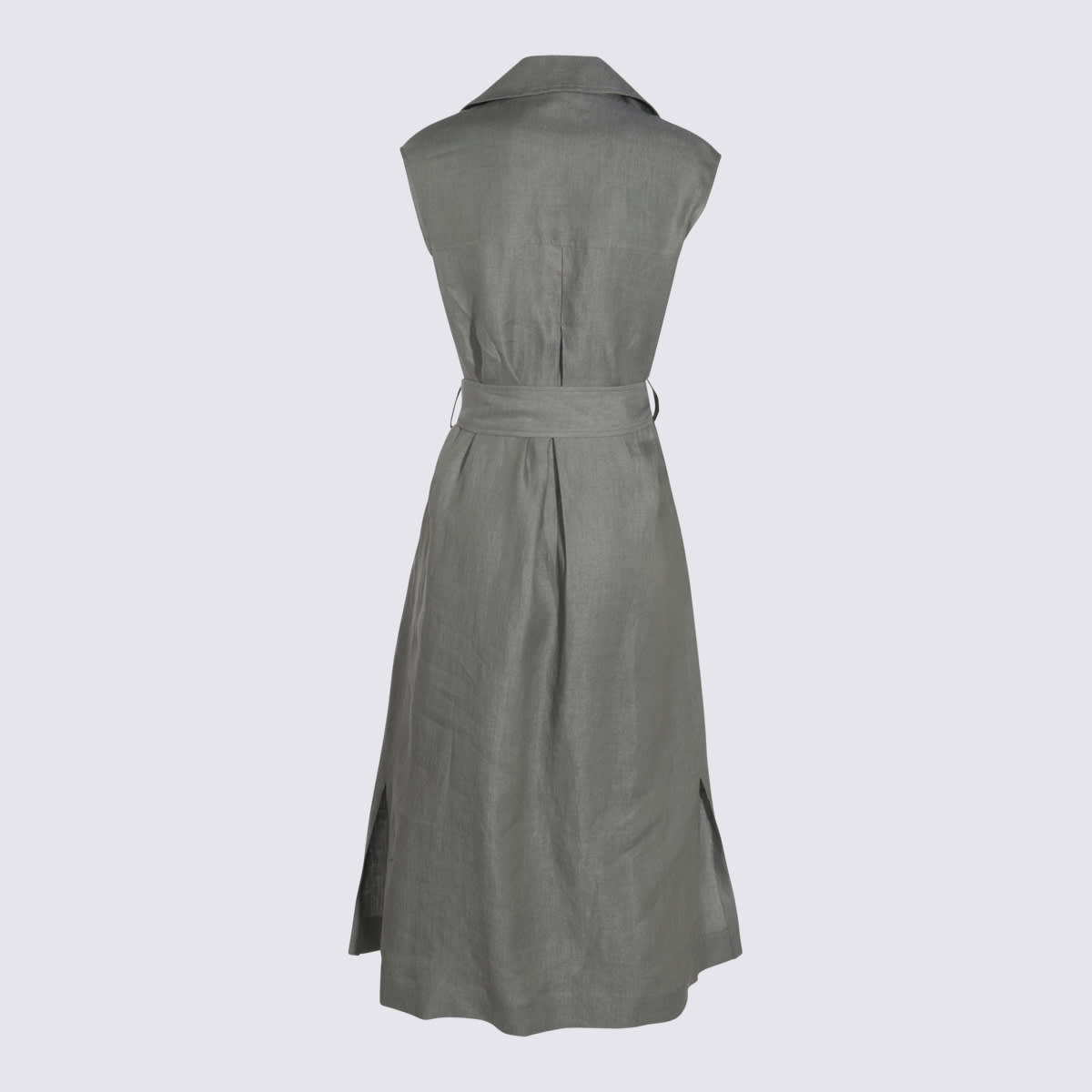 Glanshirt Midi Dress